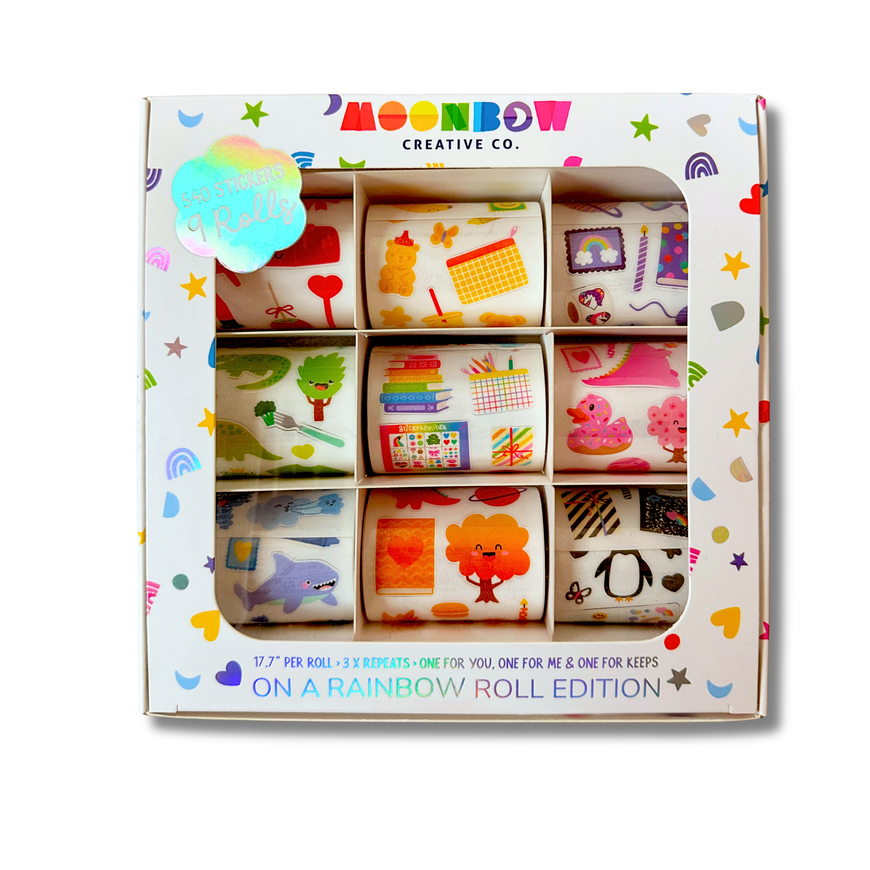 Sticker Roll Box: On a Rainbow Roll Edition