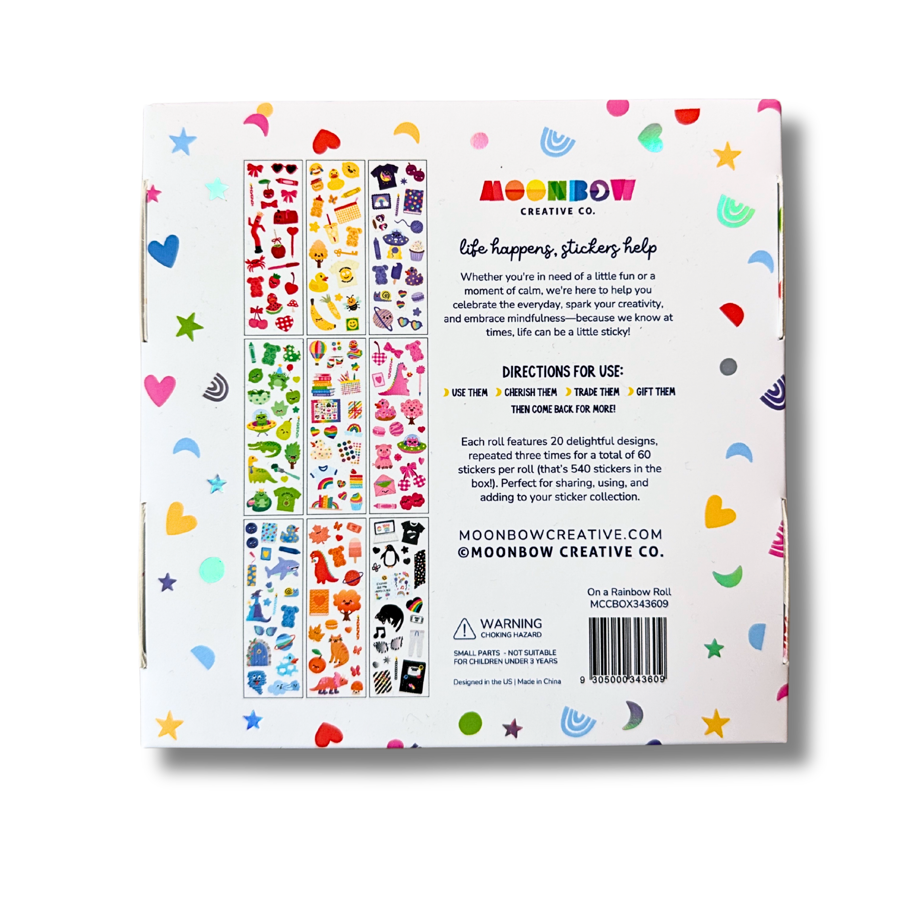 Sticker Roll Box: On a Rainbow Roll Edition