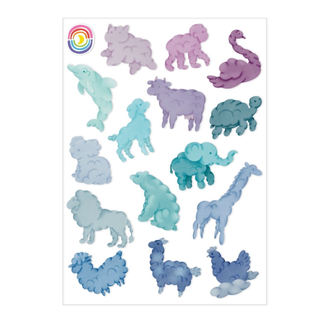 Cloudspotting A6 Hologram Sticker Sheet