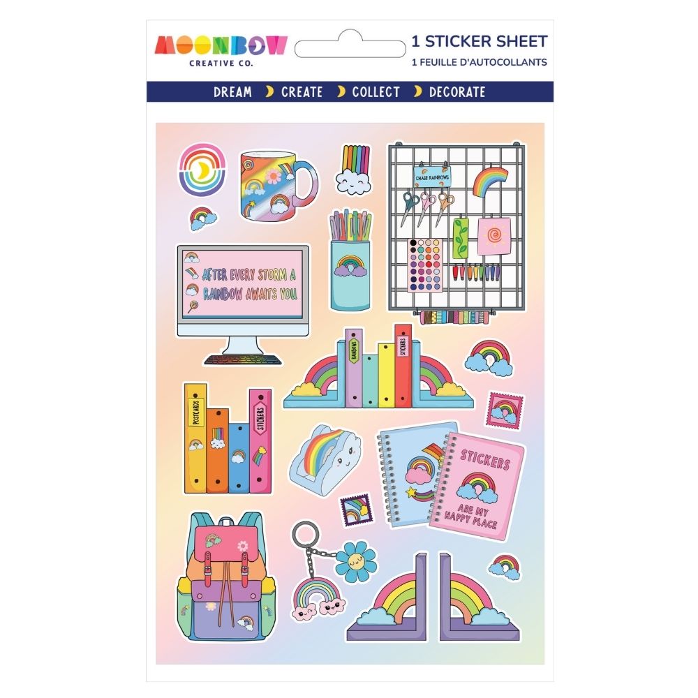 Color My Desk Collectors Edition Sticker Sheet