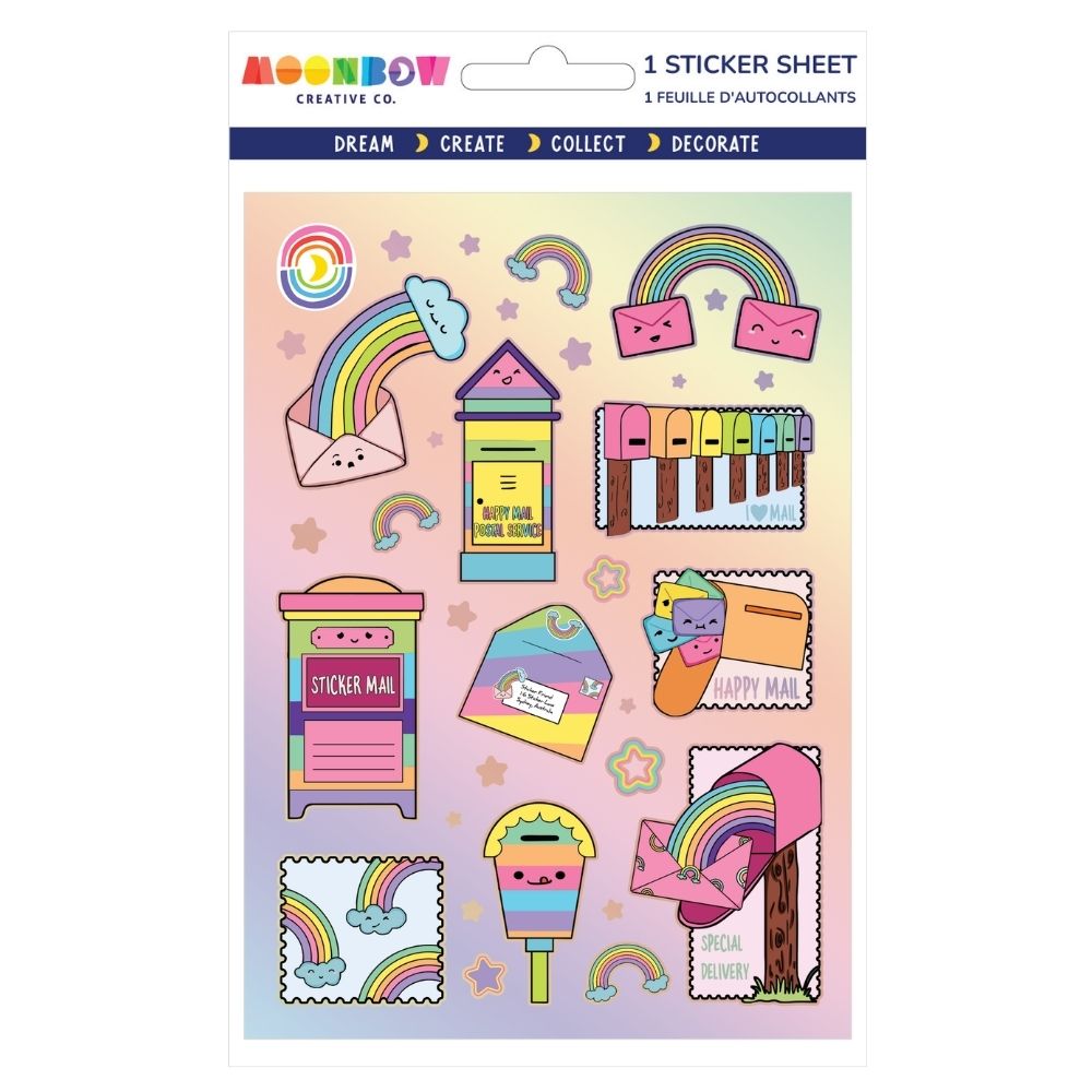 Rainyboos Rainbow Foil Collectors Edition Sticker Sheet