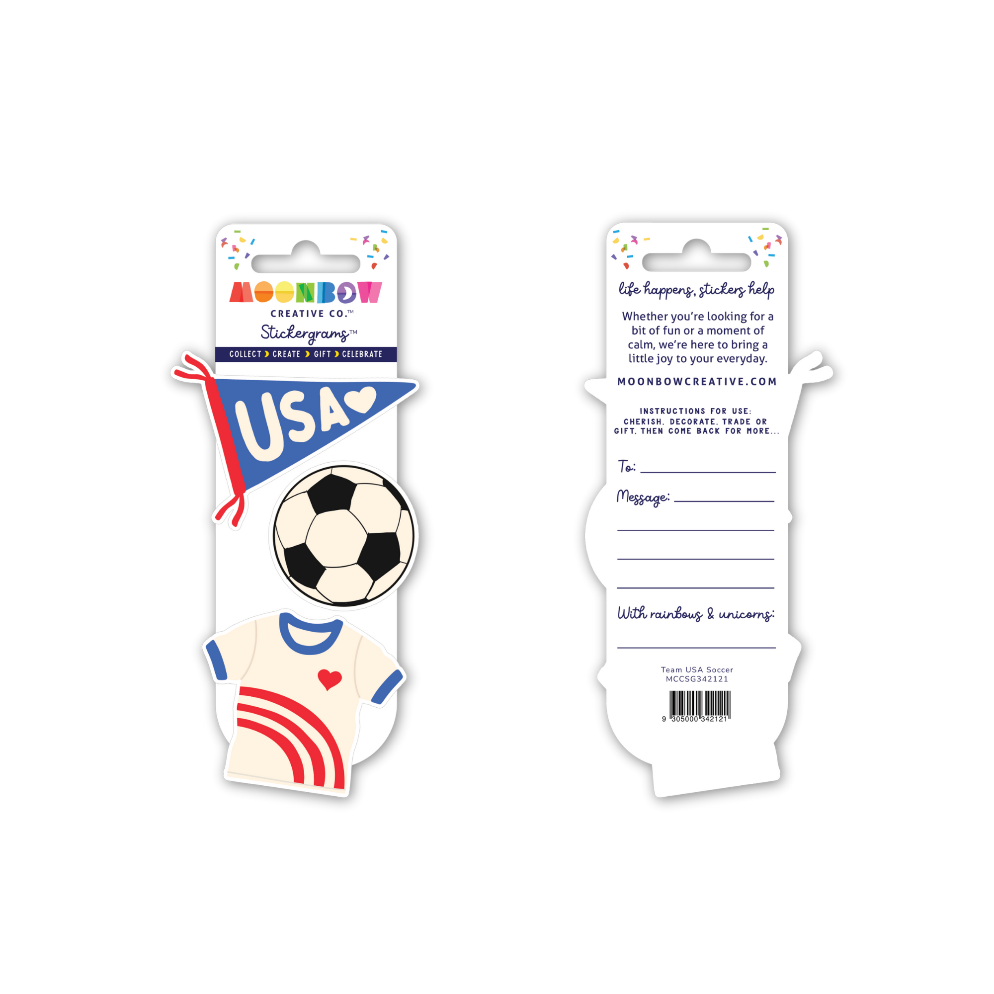 Team USA Soccer Stickergram