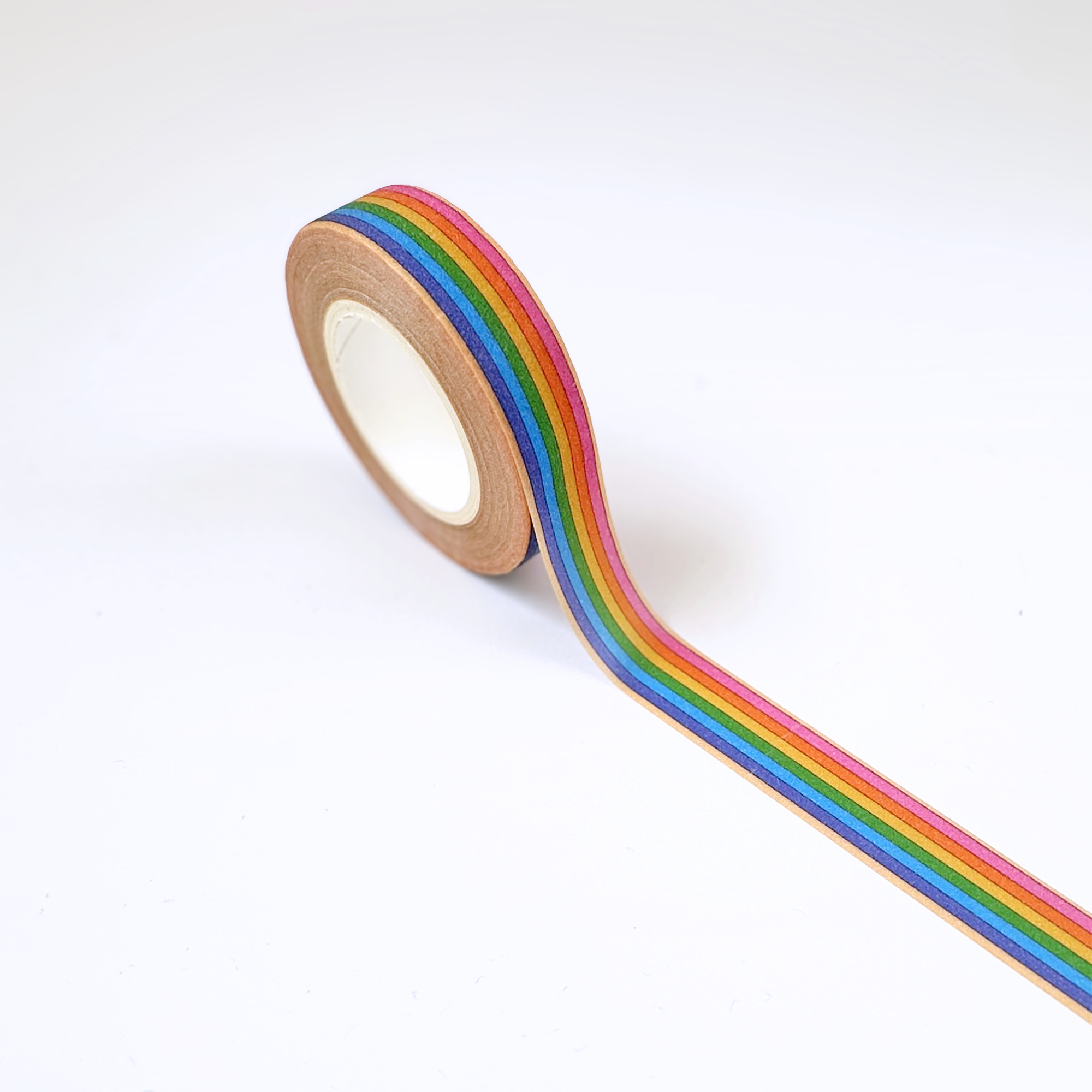 Rainbow Ride Frosted Glitter Washi Tape