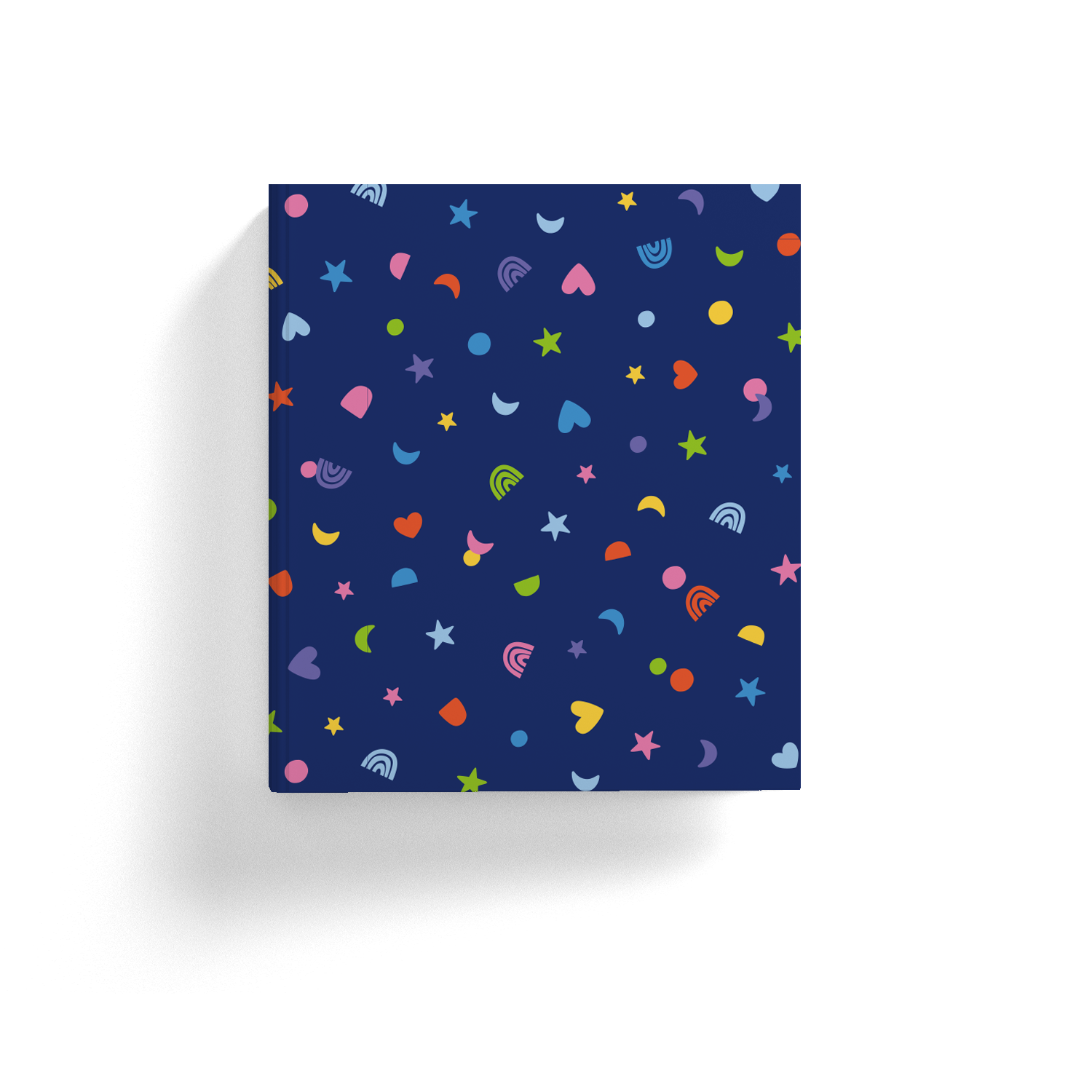 Sticker Organizing Folder Confetti Blue Moon