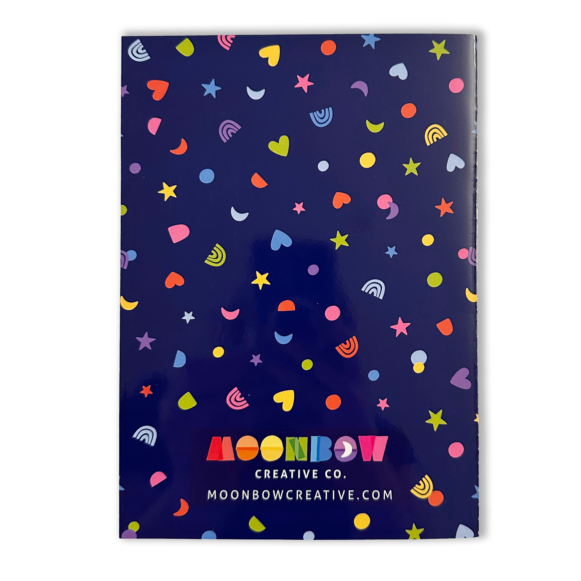 Sticker Release Book: Blue Confetti Moon