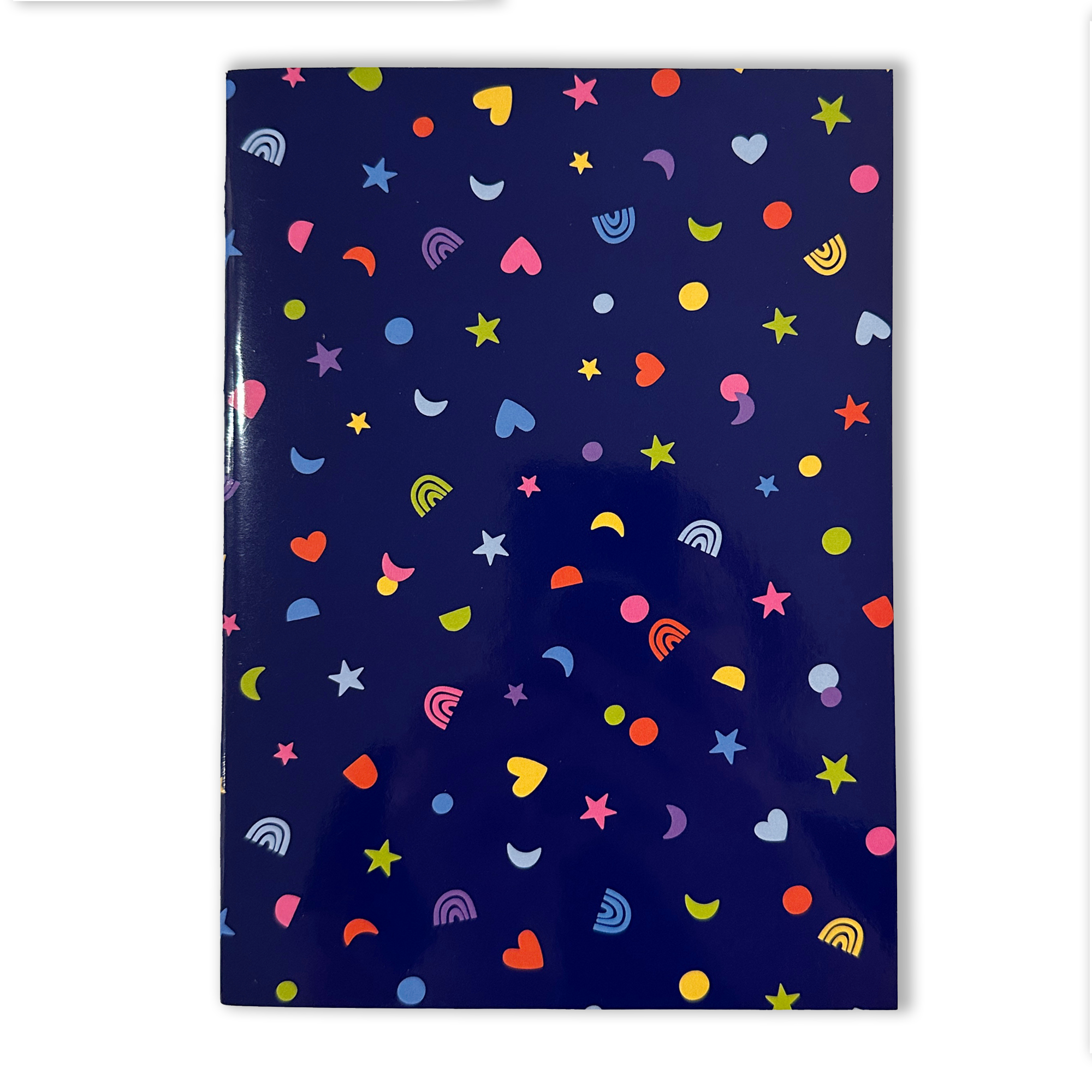 Sticker Release Book: Blue Confetti Moon