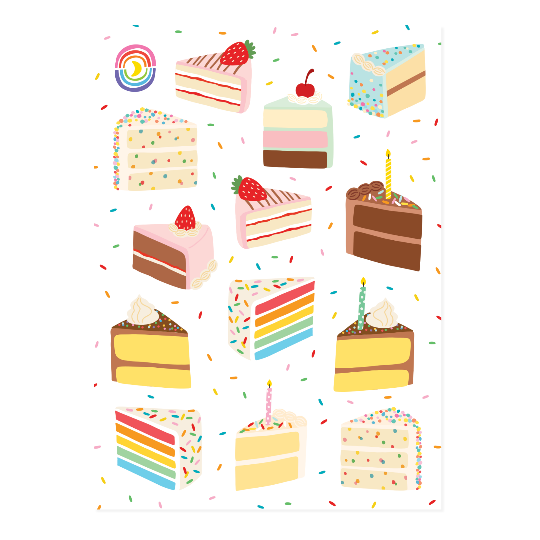 Cake it Away Sticker Sheet