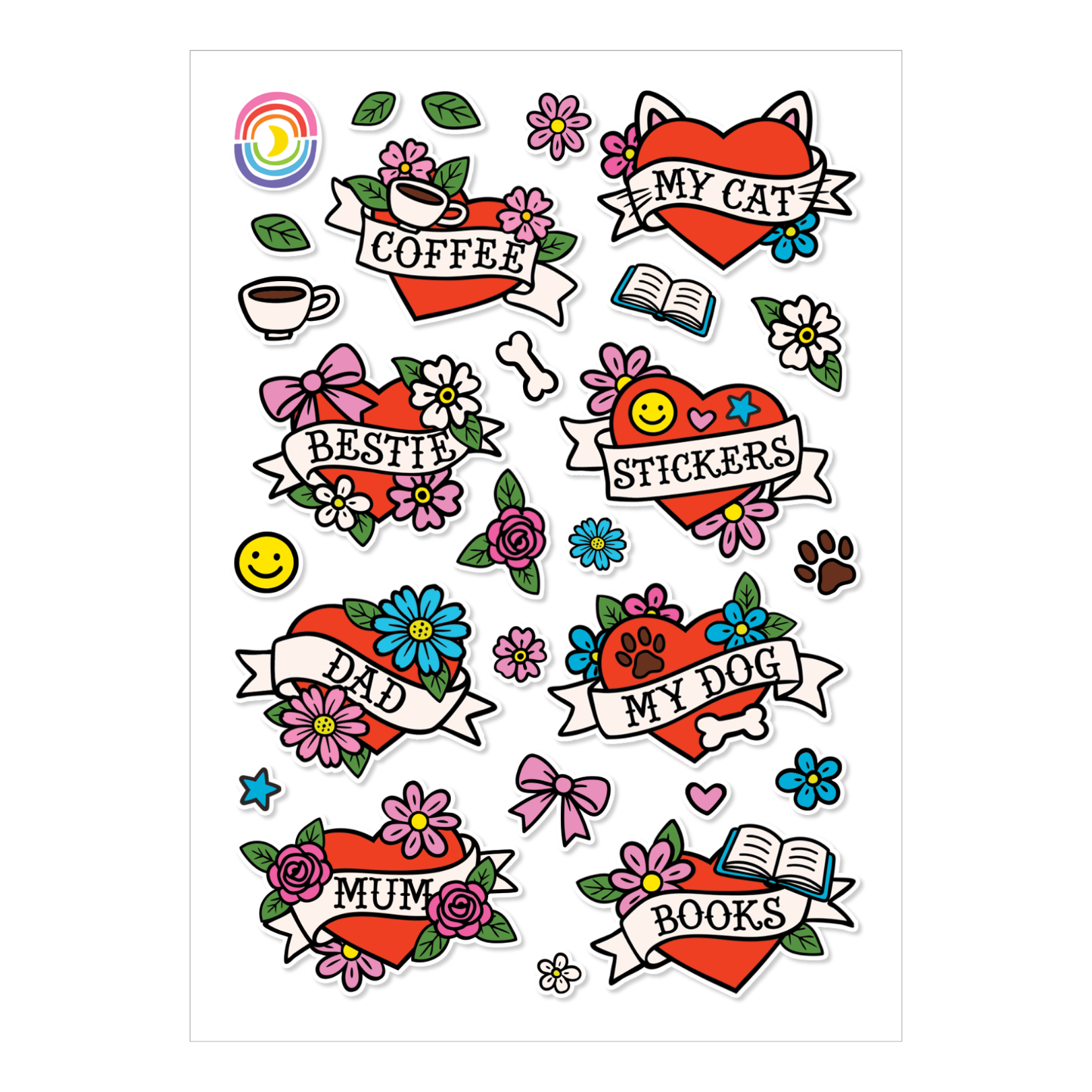 Heart to Paper Sticker Sheet