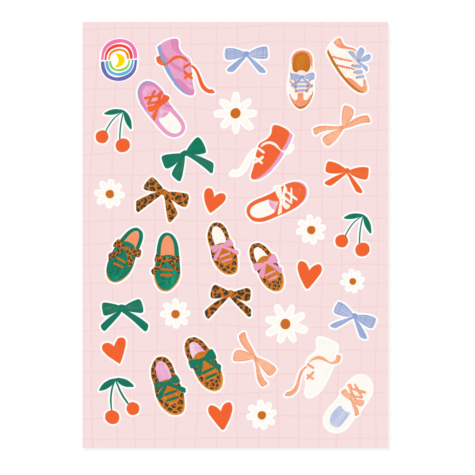 Ribbon Runway Sticker Sheet