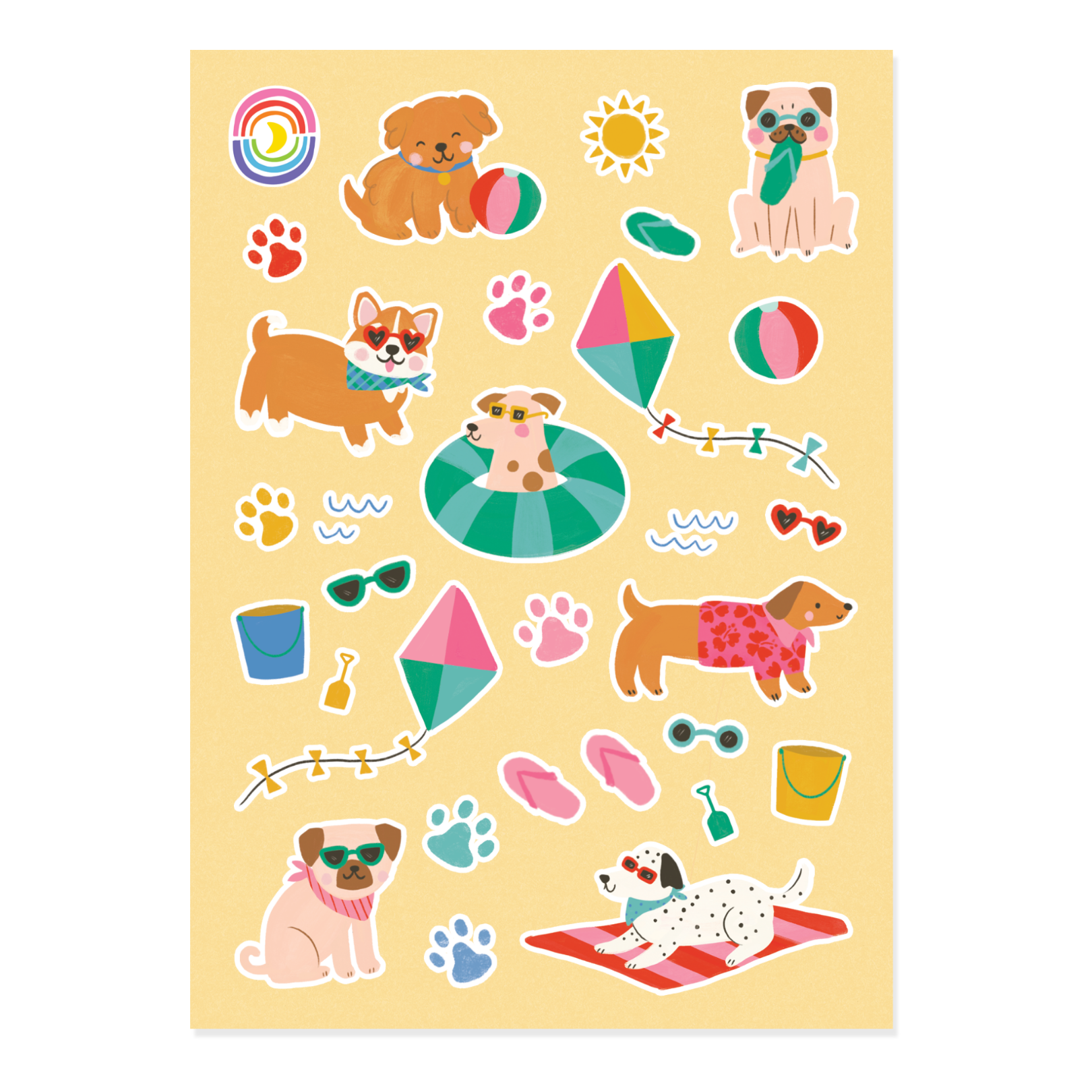 Salty Paws Club Sticker Sheet