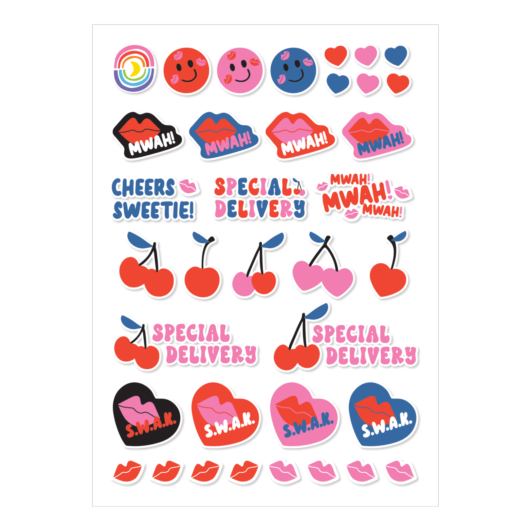 Sealed with a Kiss Sticker Sheet