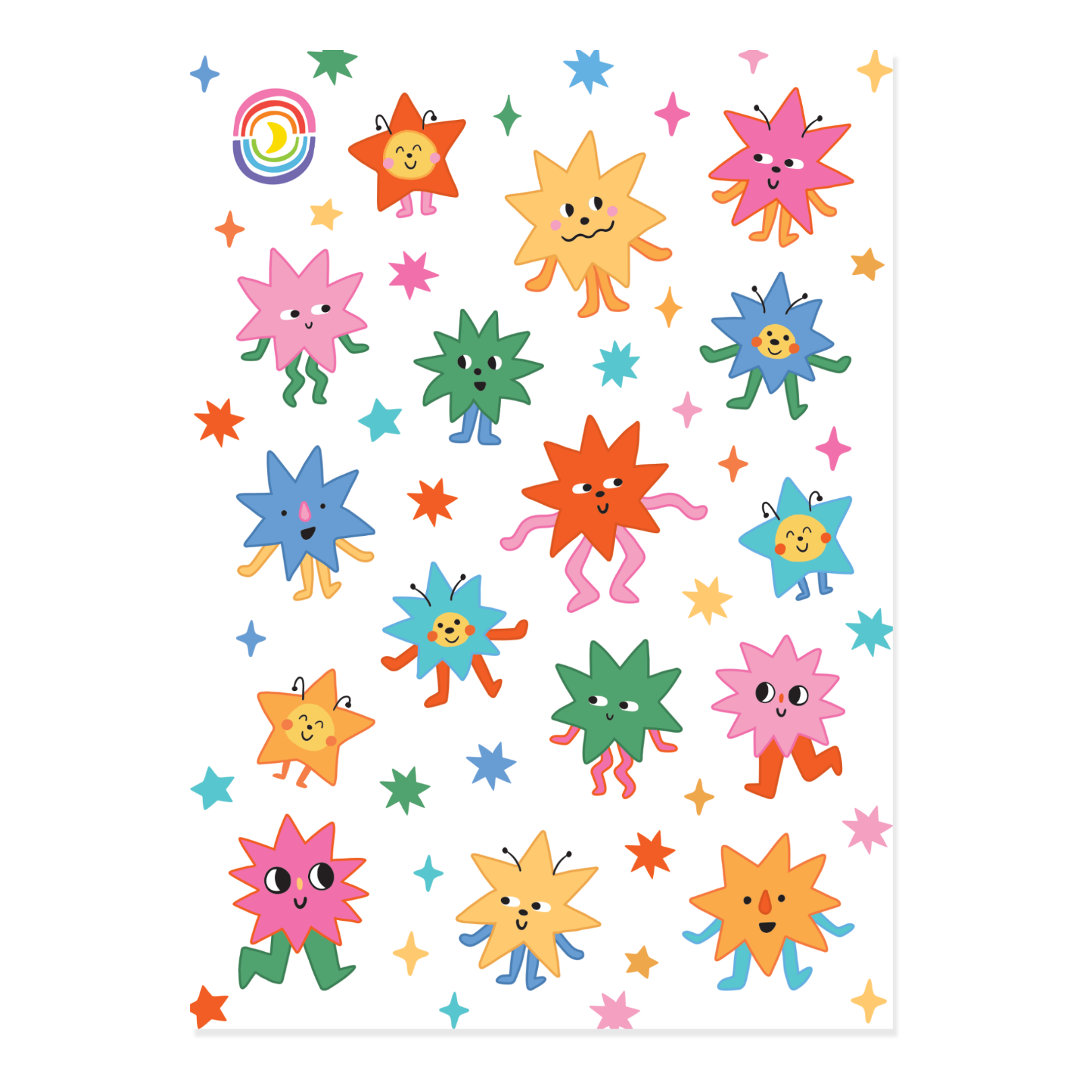 Starlights Hologram Sticker Sheet