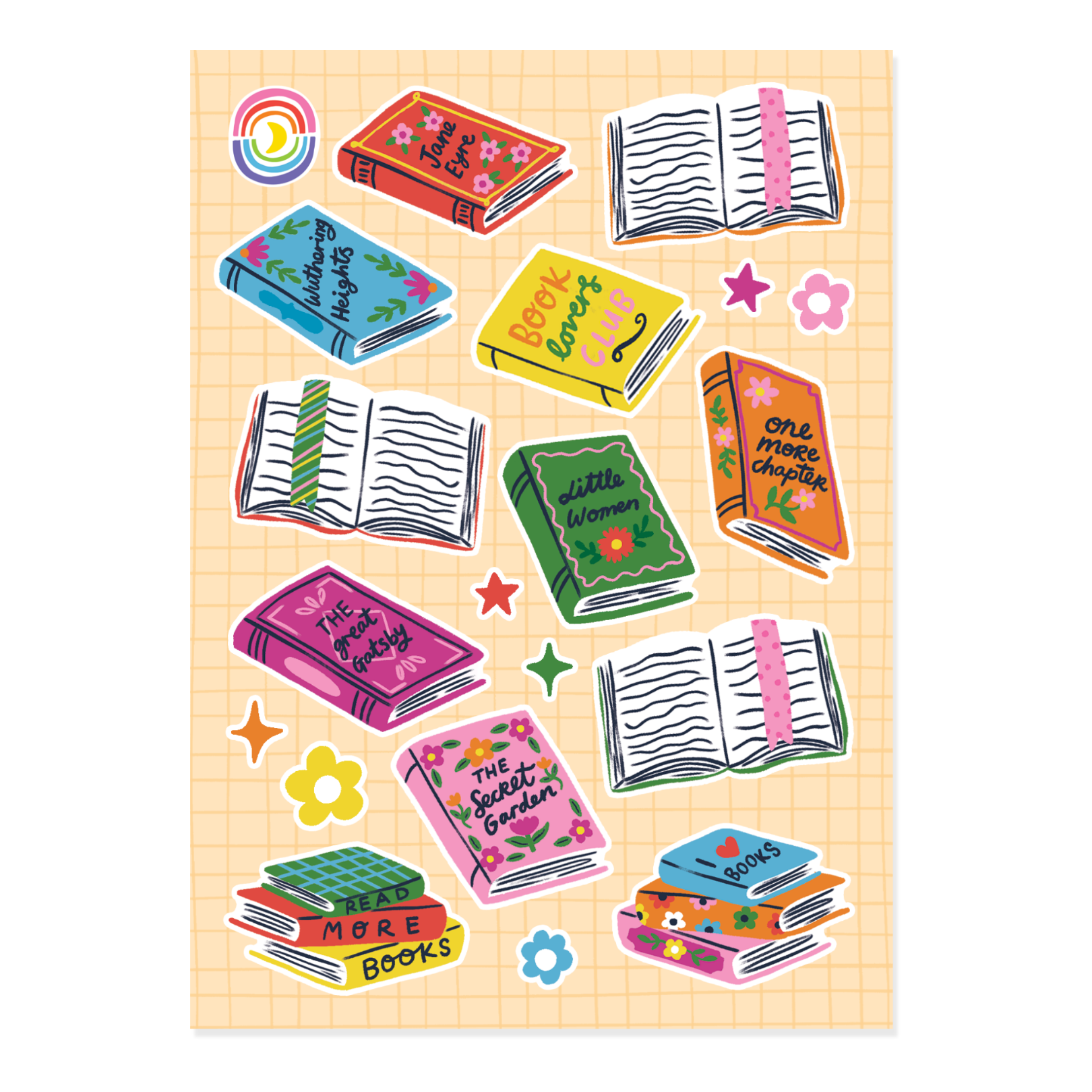 Summer Book Club Sticker Sheet