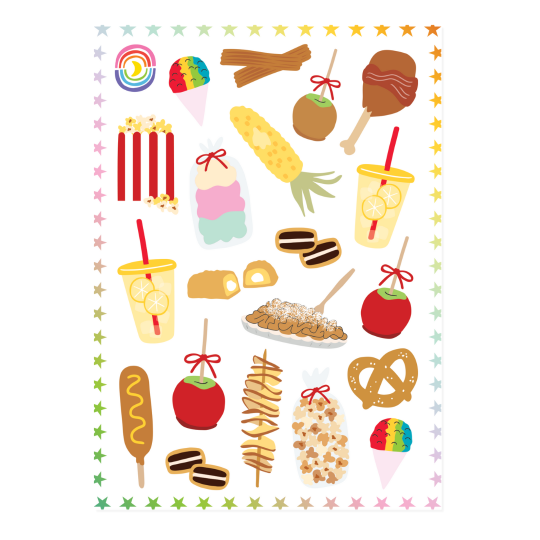 Carnival Cravings Sticker Sheet