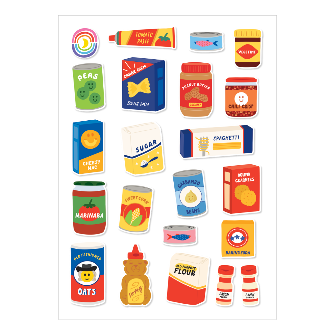 Pantry Faves Sticker Sheet