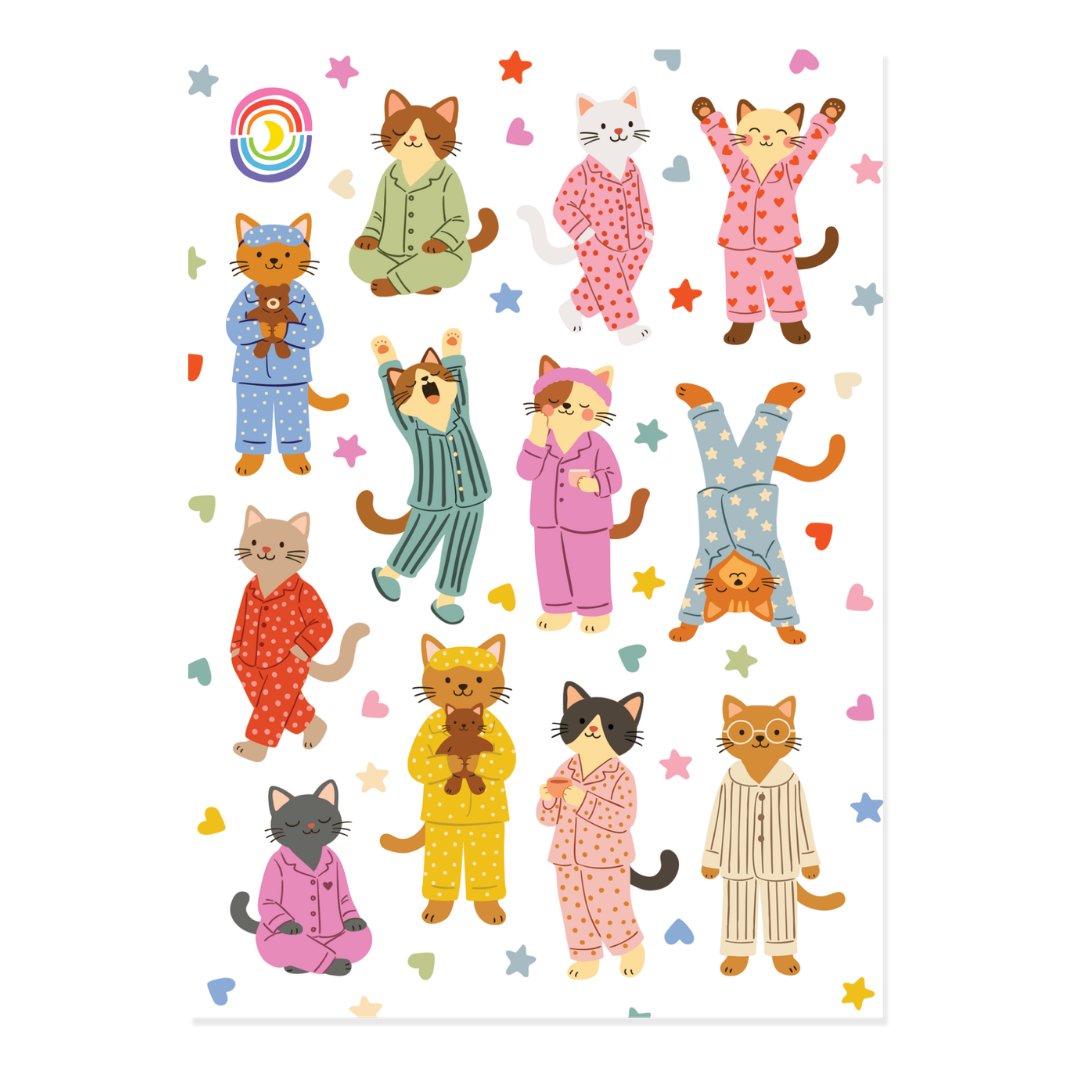 Pawjama Party Sticker Sheet