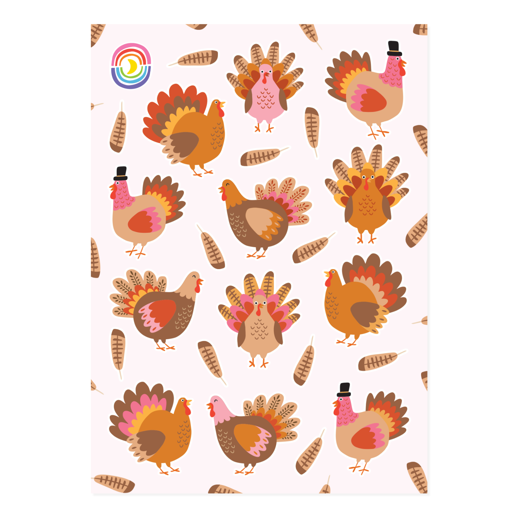 Gobble Gobble Sticker Sheet