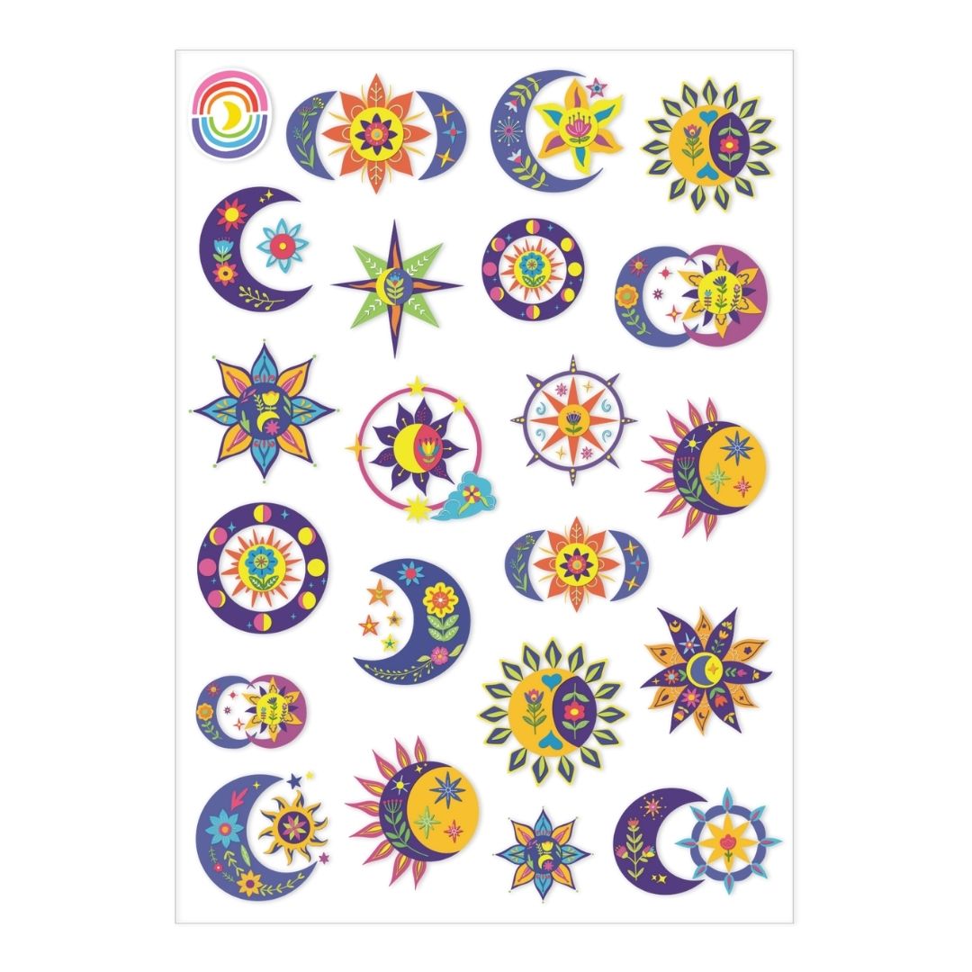 Lunar Lore A6 Sticker Sheet