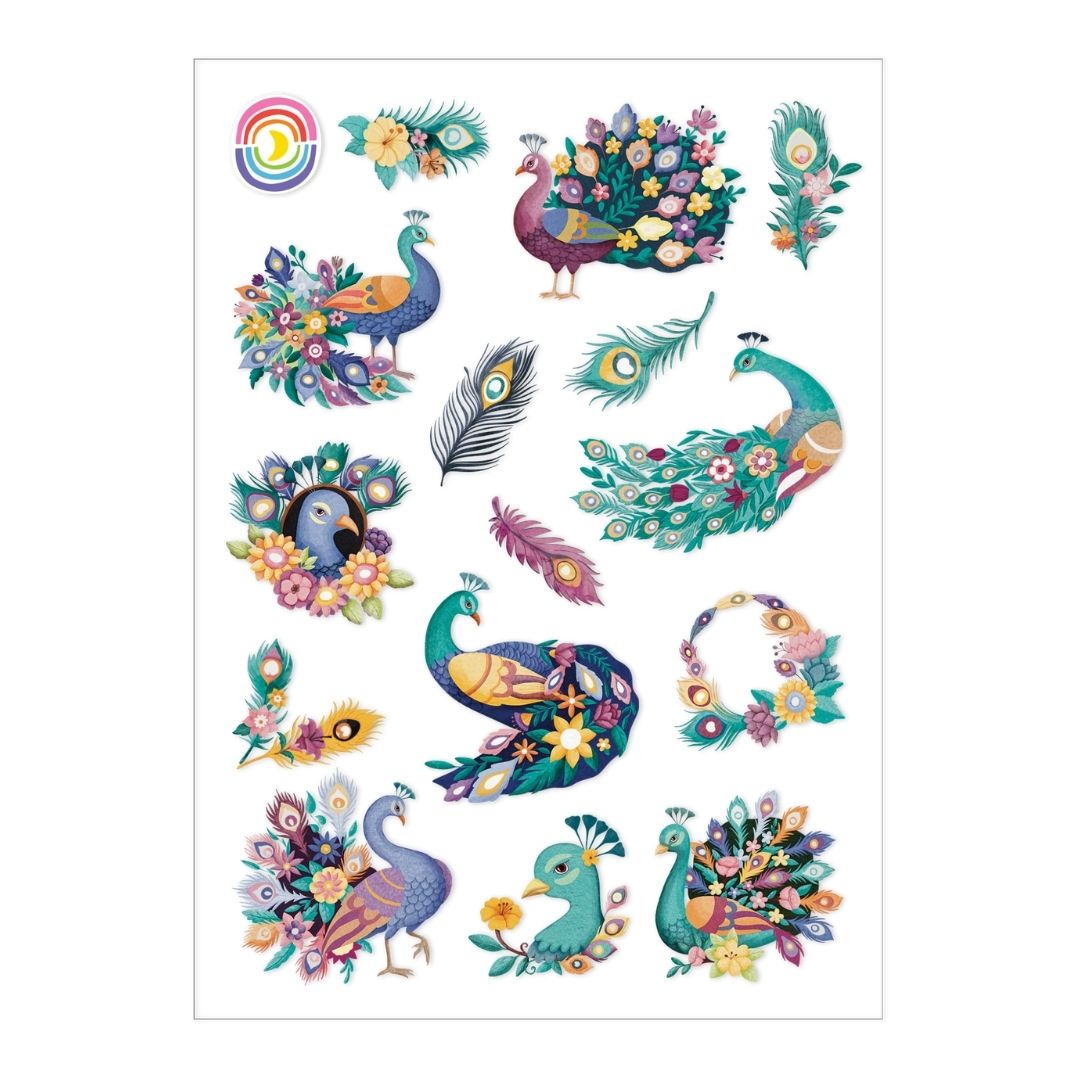 Plumage Parade A6 Foil Sticker Sheet