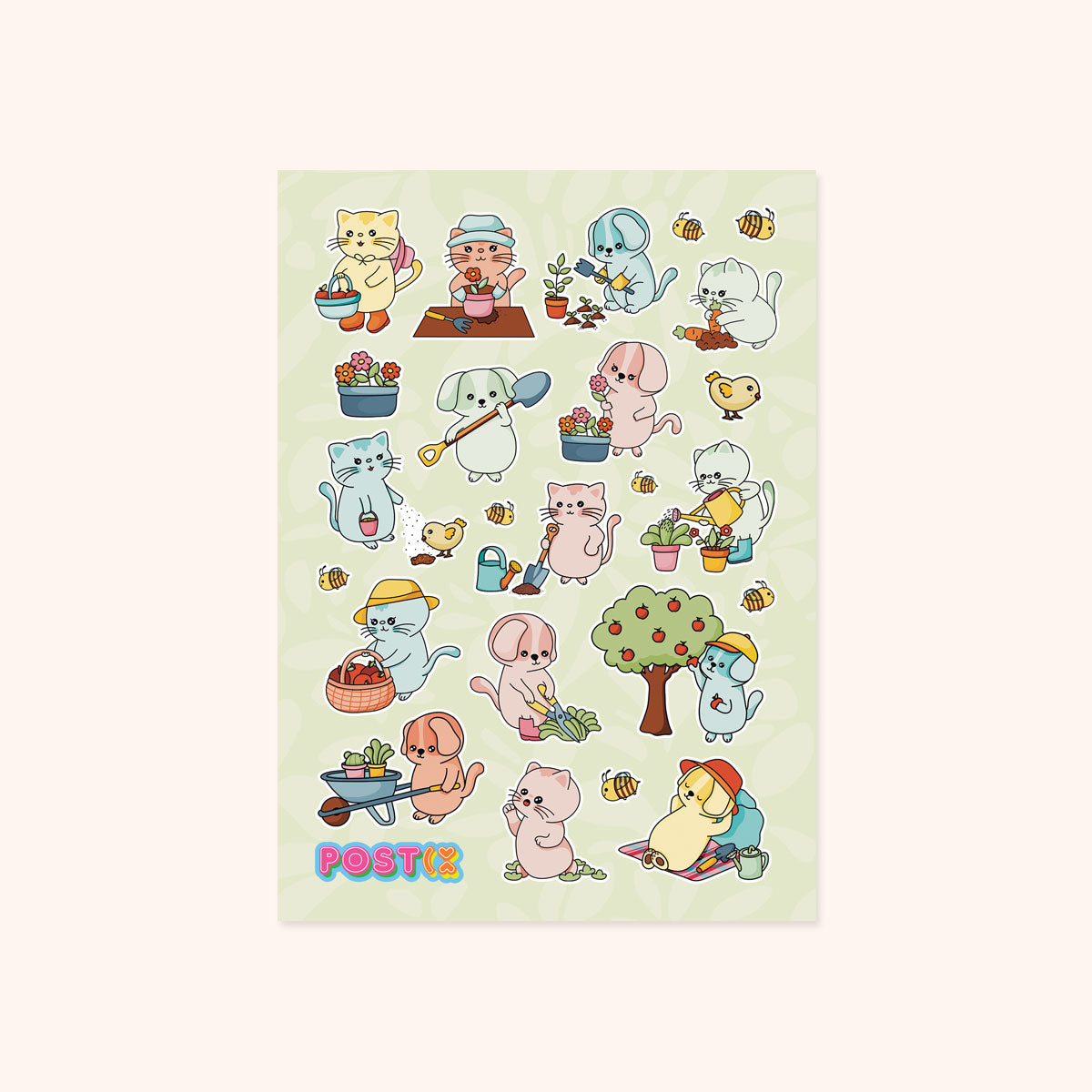 Petal Patrol A6 Sticker Sheet
