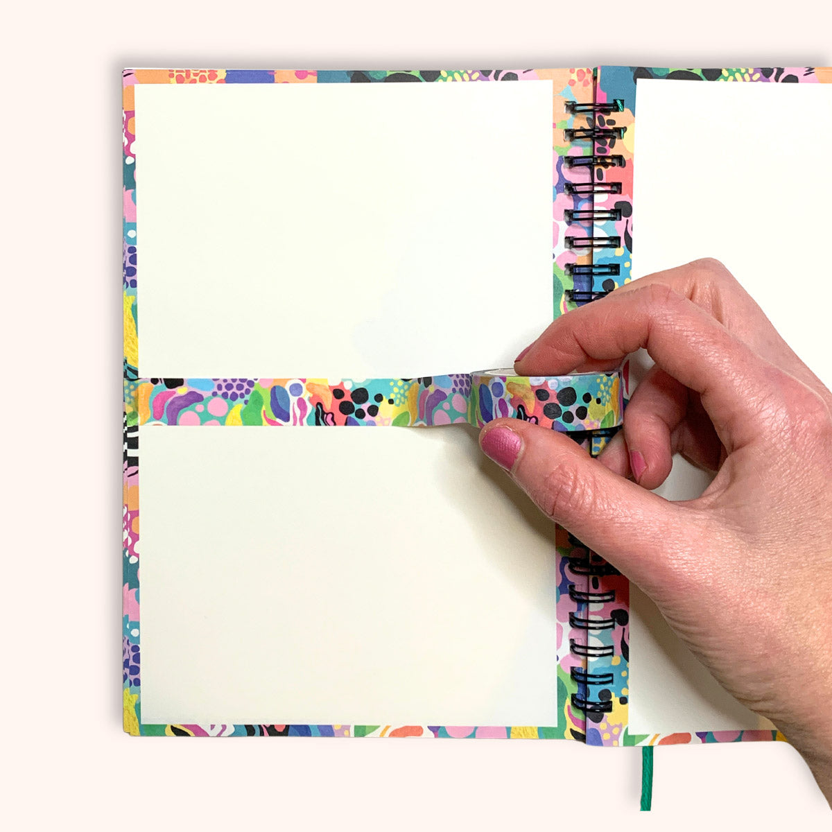Limited Edition Kasey Rainbow Electric Colour Washi Tape