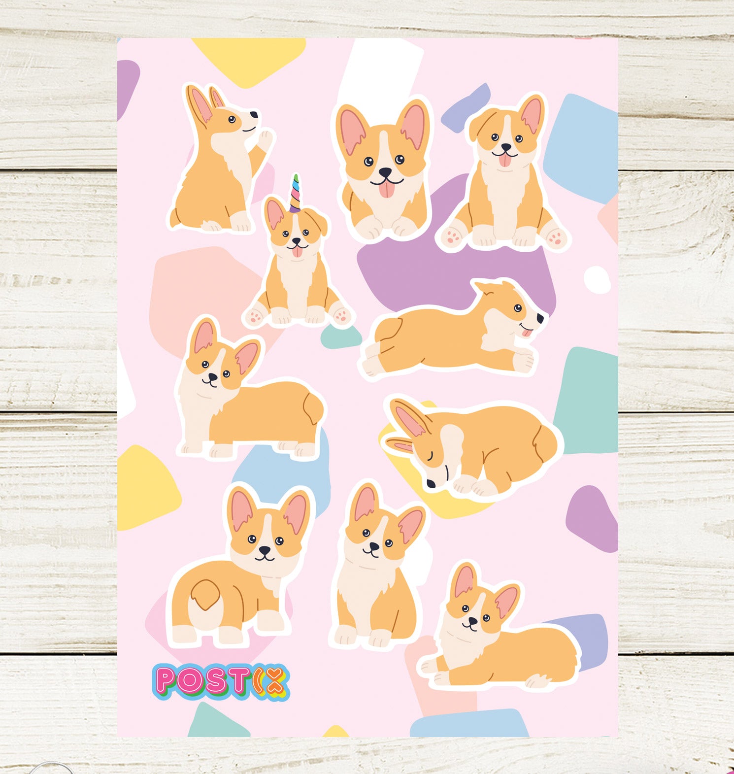 Corgi Life Sticker Sheet