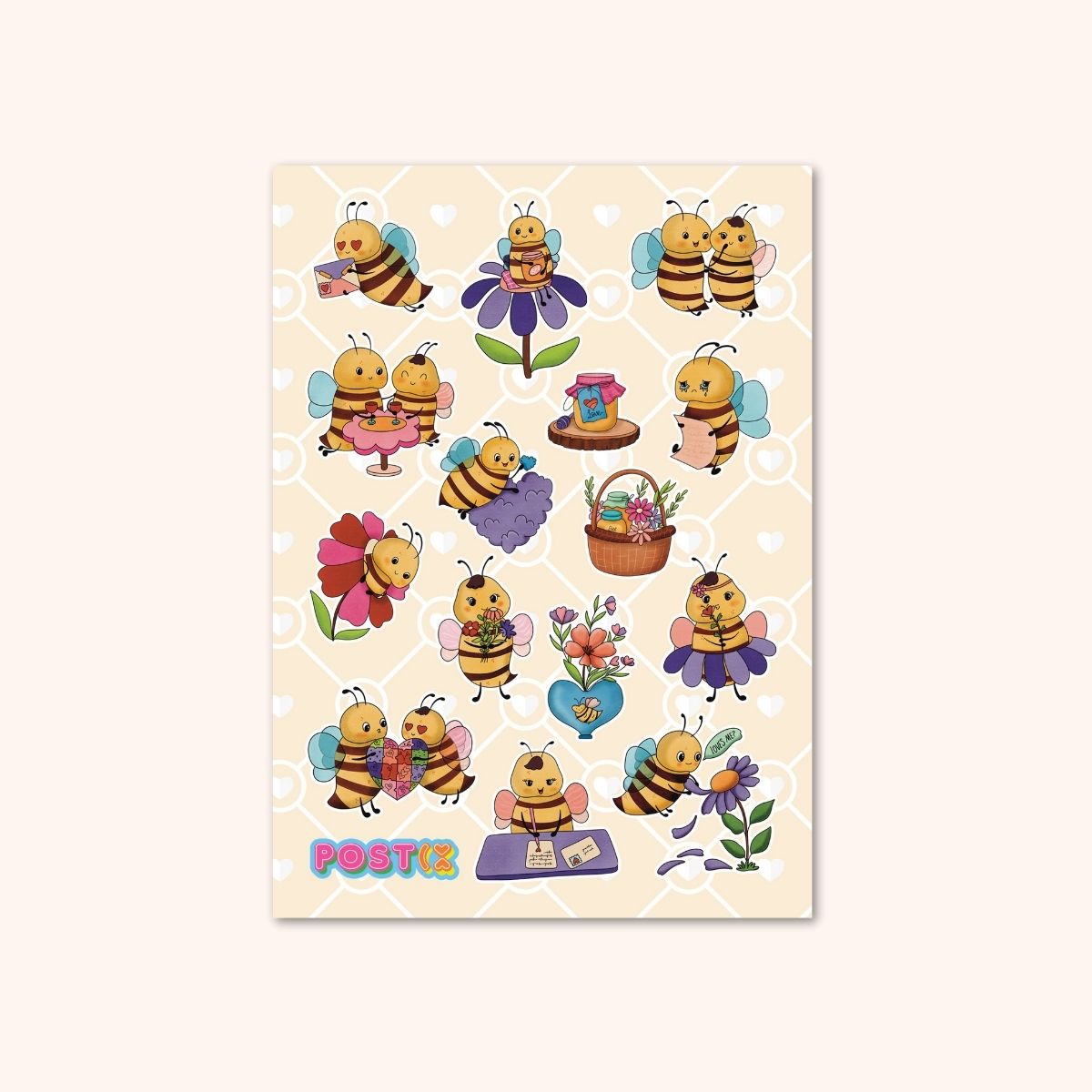 Bee Mine Hologram Sticker Sheet