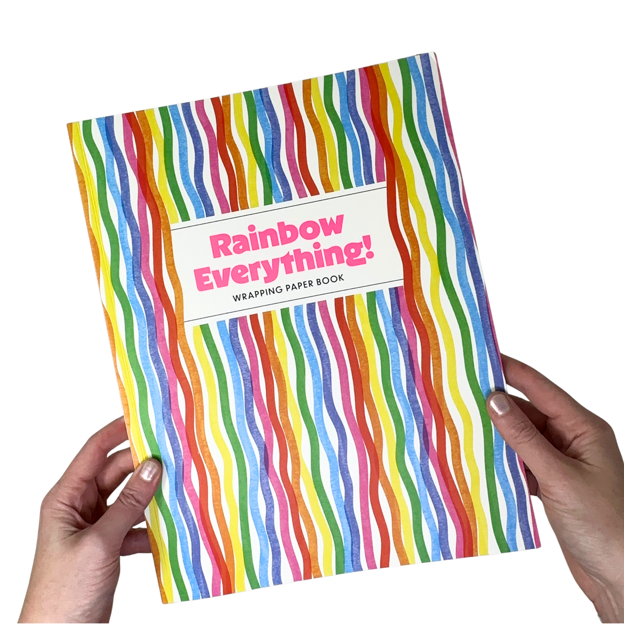 Rainbow Everything! Wrapping Paper & Stickers Bundle
