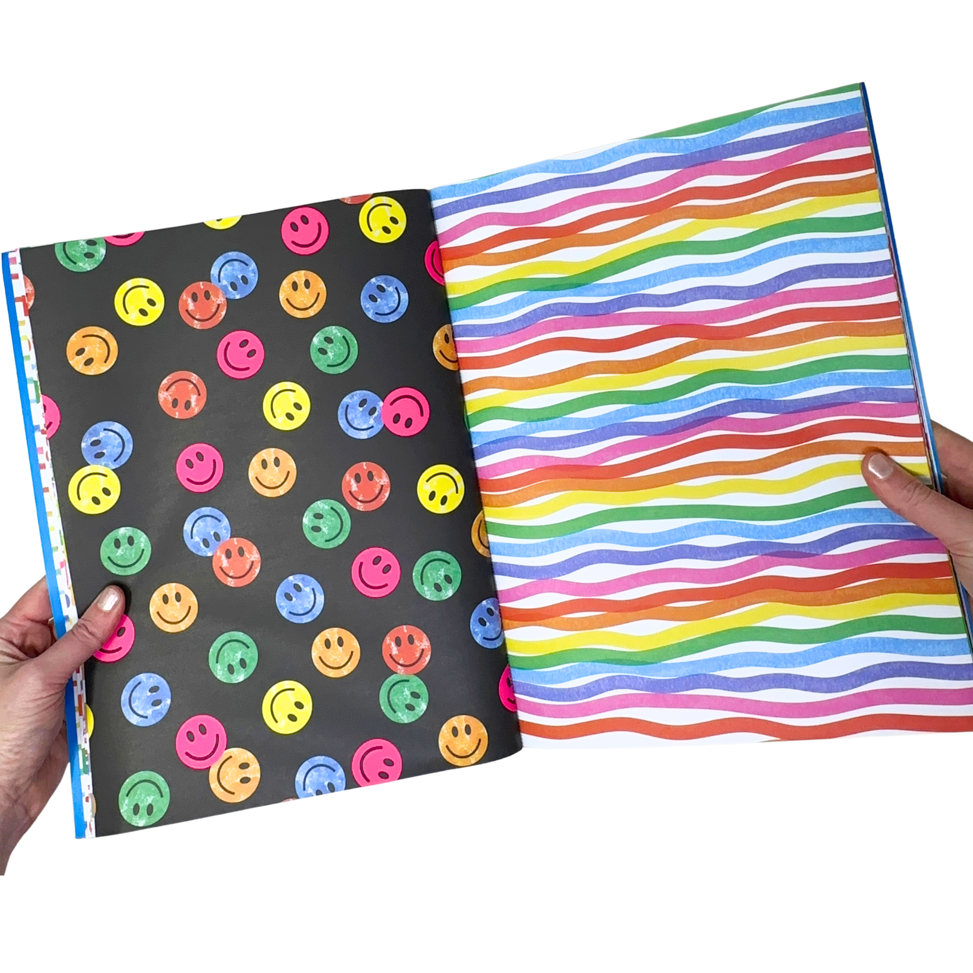 Rainbow Everything! Wrapping Paper & Stickers Bundle