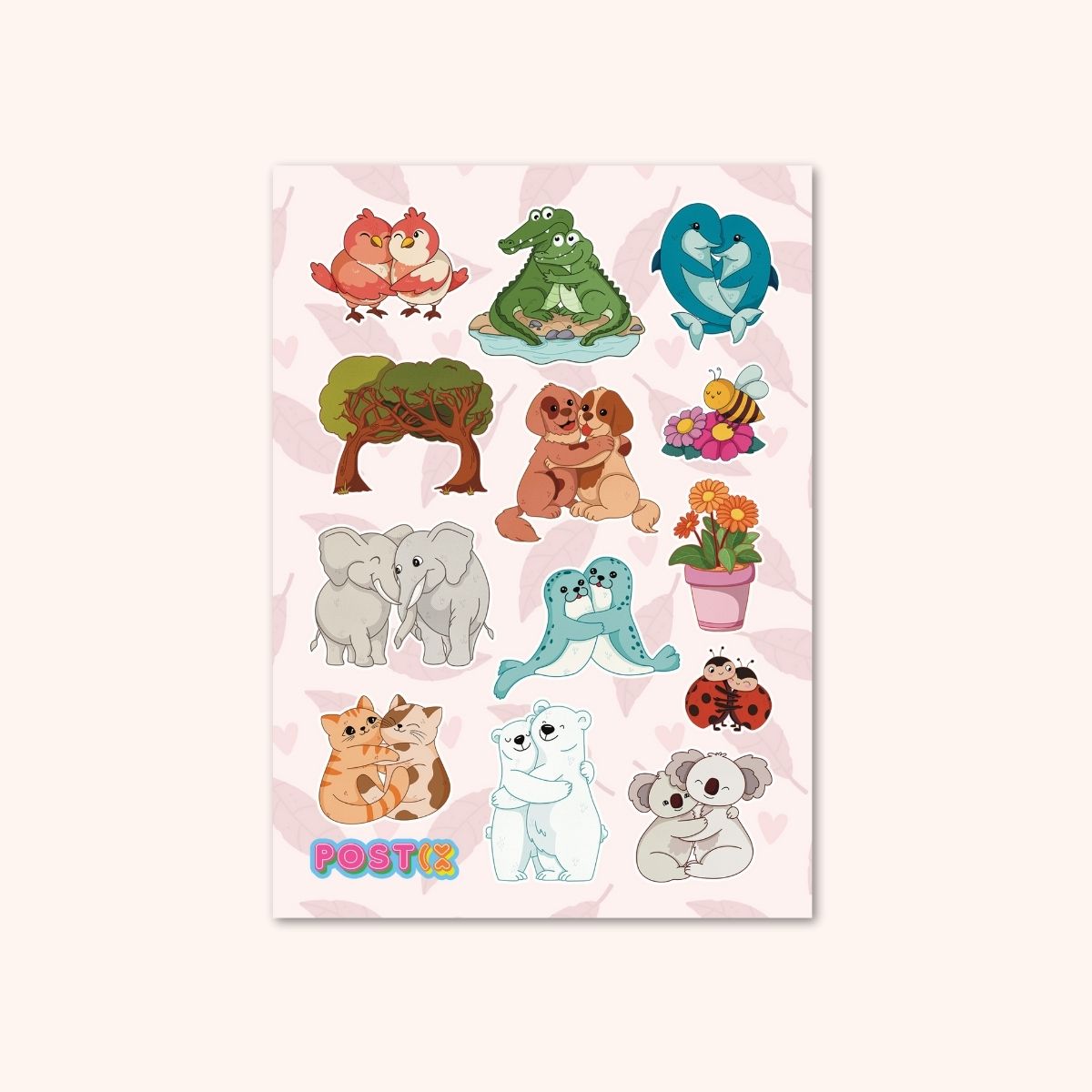 Nature Snuggles A6 Sticker Sheet