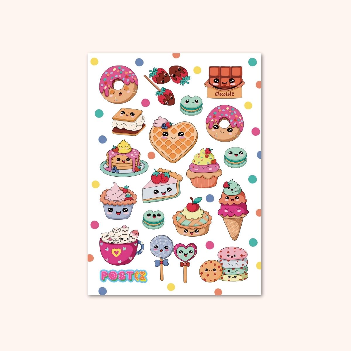 Kawaii Cravings Sticker Sheet