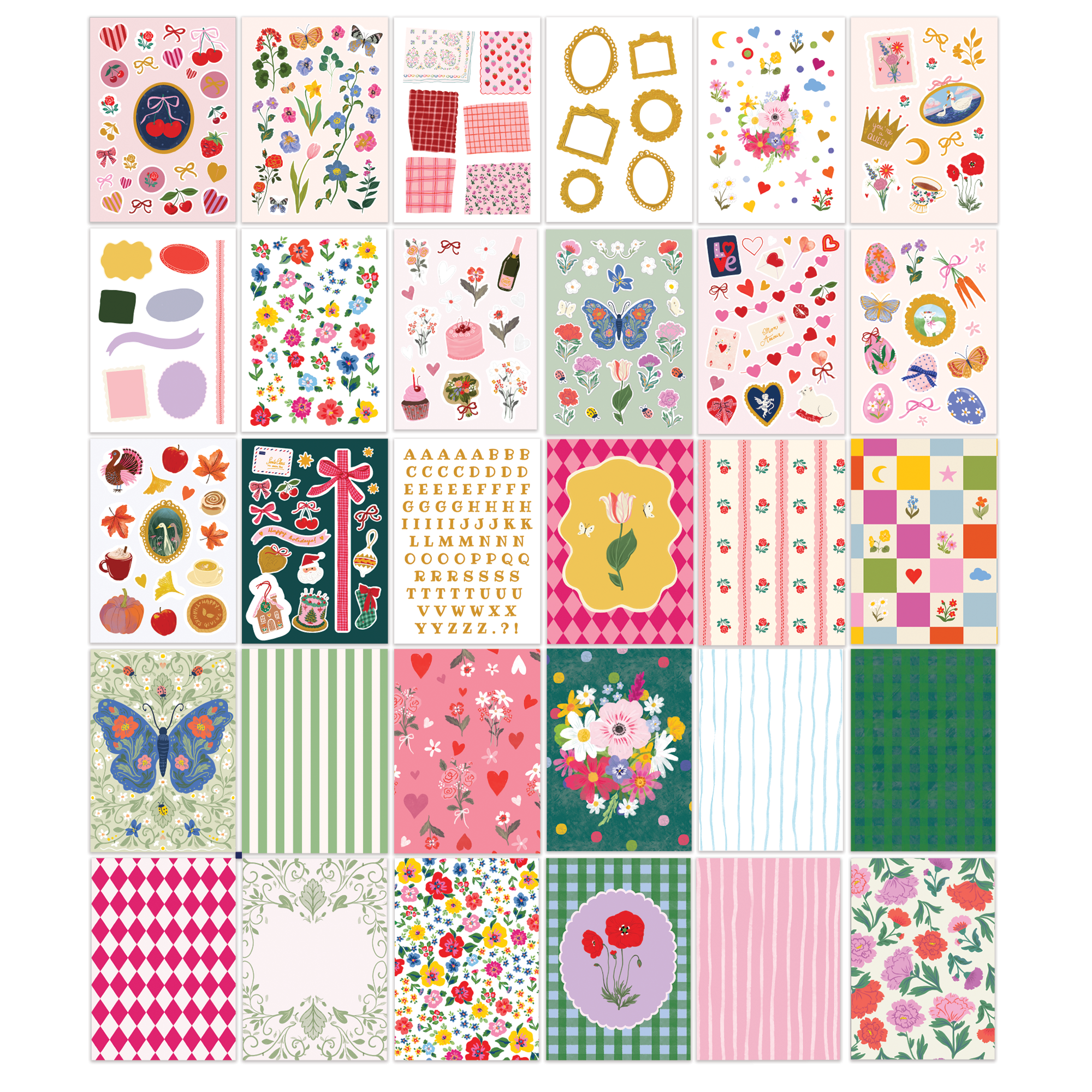 Create & Decorate A5 Paper & Sticker Book: The Seasons Edition