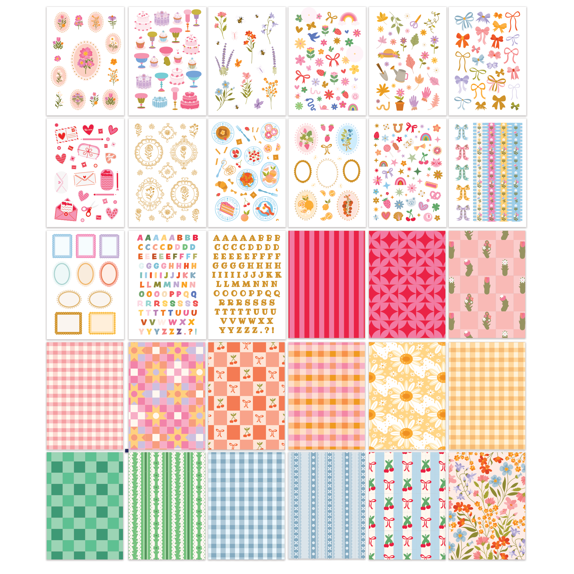 Create & Decorate A5 Paper & Sticker Book: The Dainty & Bold Edit