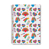 Retro Rainbows & Hearts Sticker Release Book