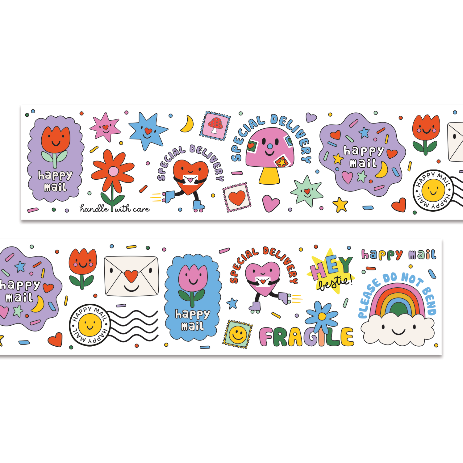 Delicate Delivery Infinity Sticker Roll