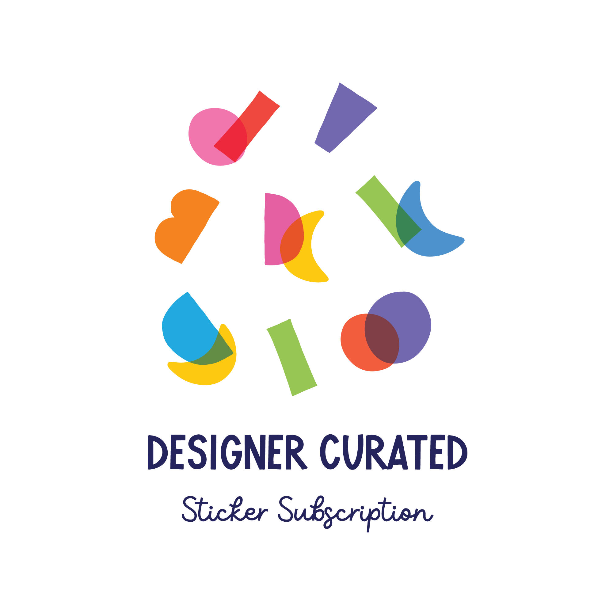 Designer Curated Sticker Subscription