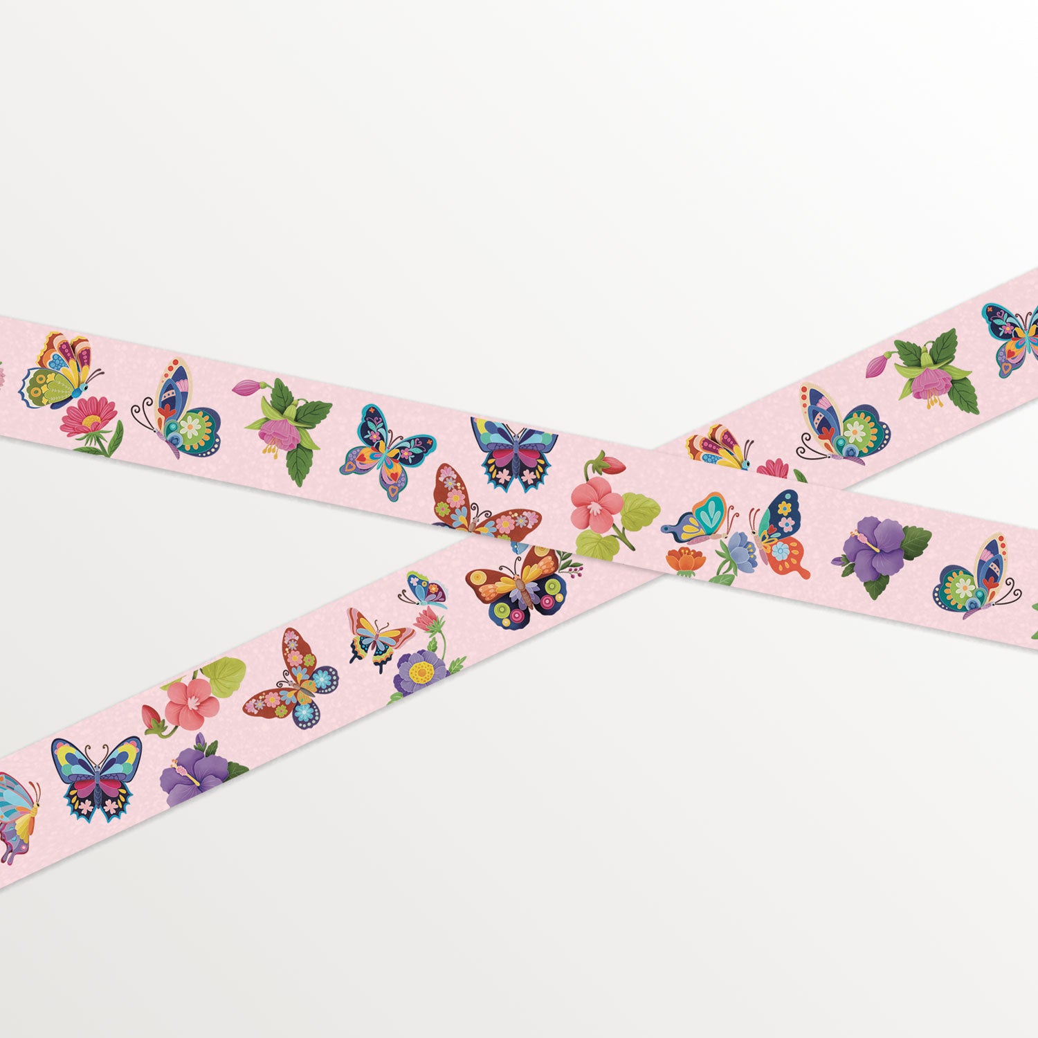 Butterfly Focus Frosted Glitter Washi Tape