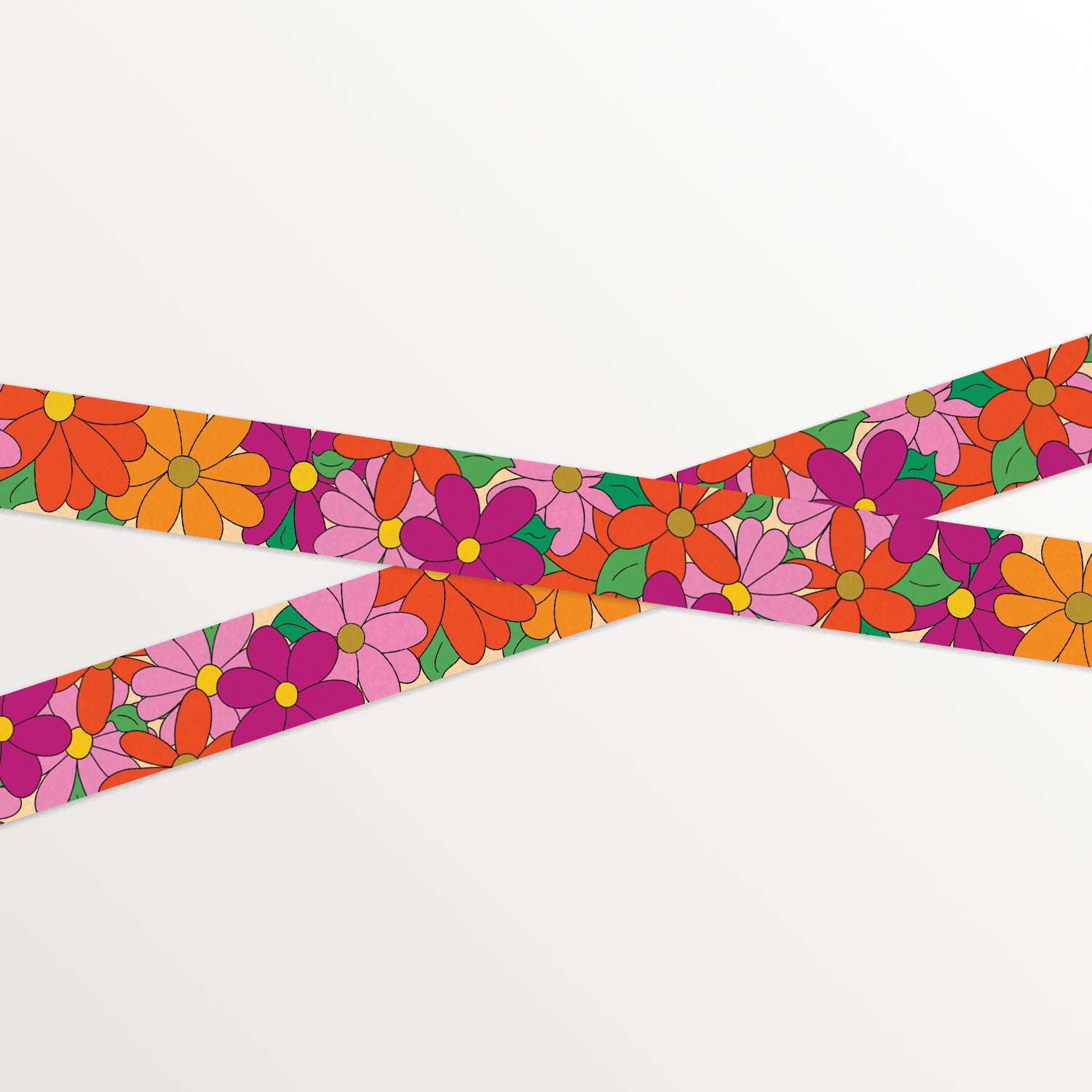 Full Bloom Frosted Glitter Washi Tape