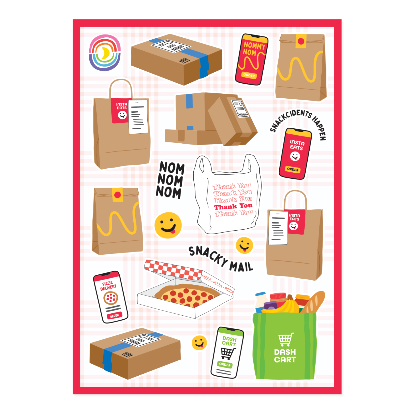 Signed, Sealed, Delicious Sticker Sheet
