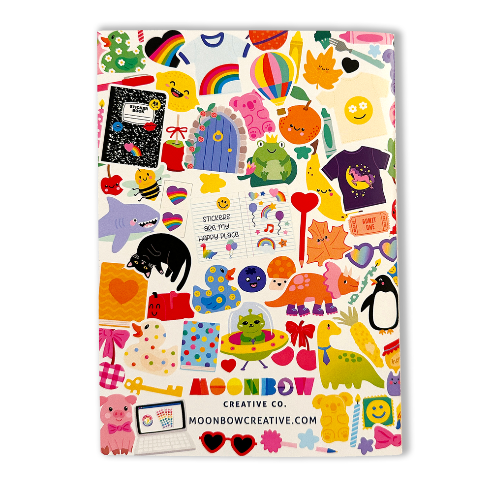 Sticker Release Book: Sticker Collage | Moonbow Creative Co.