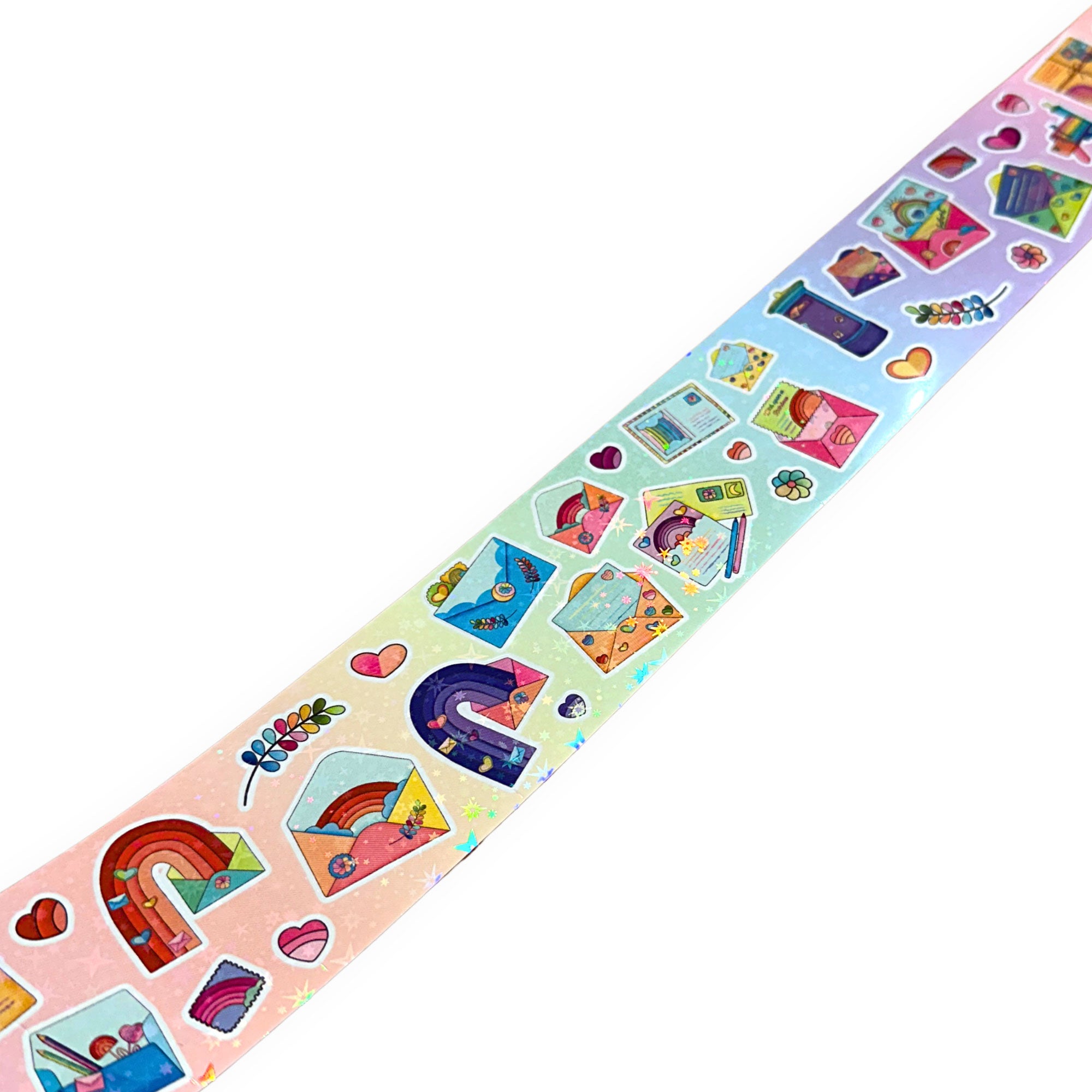 Rainbow Mail Infinity Sticker Roll