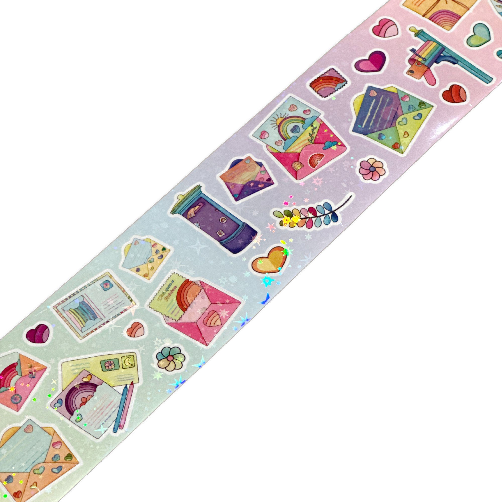 Rainbow Mail Infinity Sticker Roll