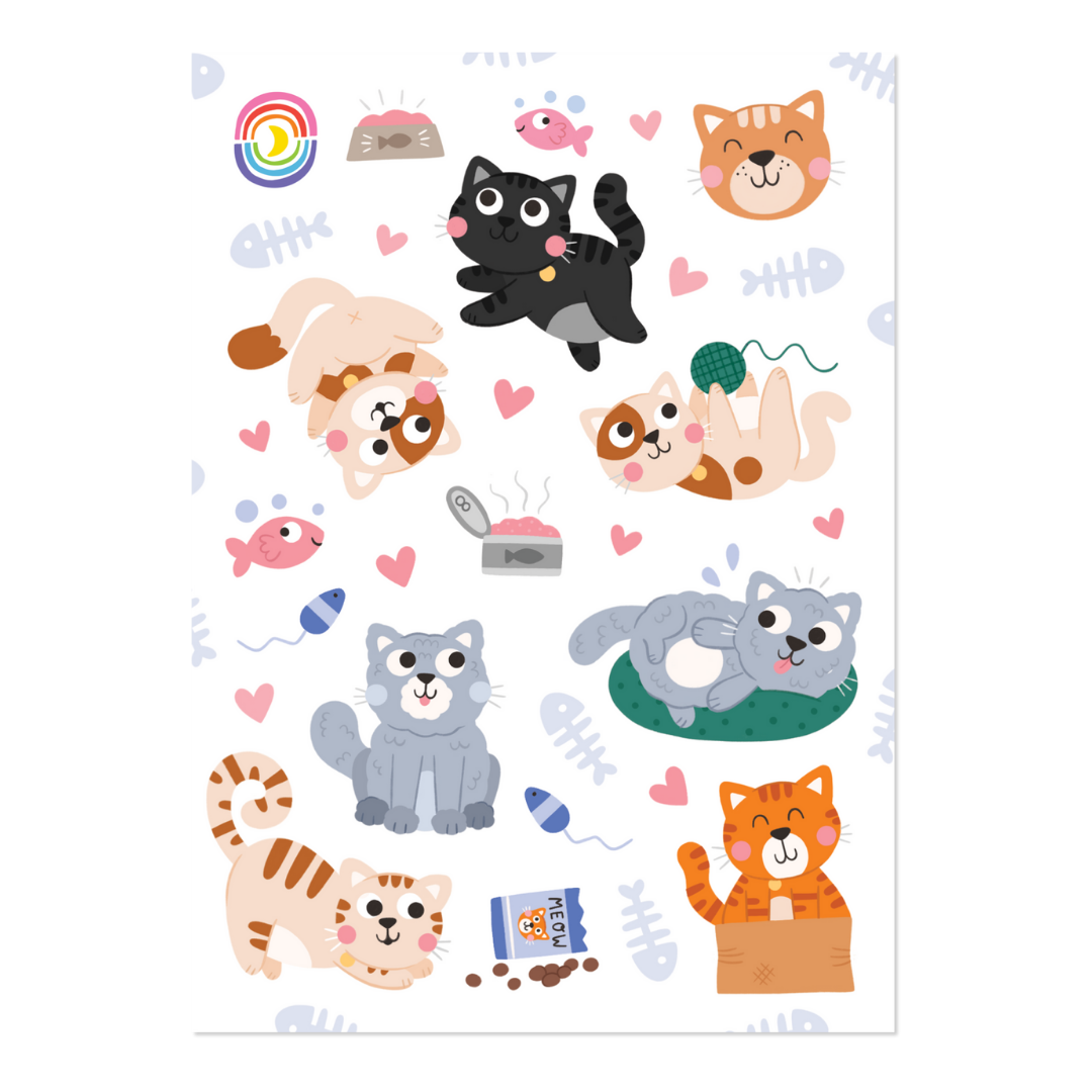 Chonky Cats Sticker Sheet