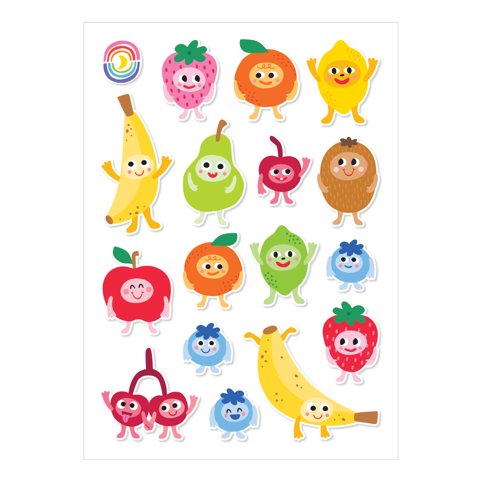 Fruity Mates Sticker Sheet