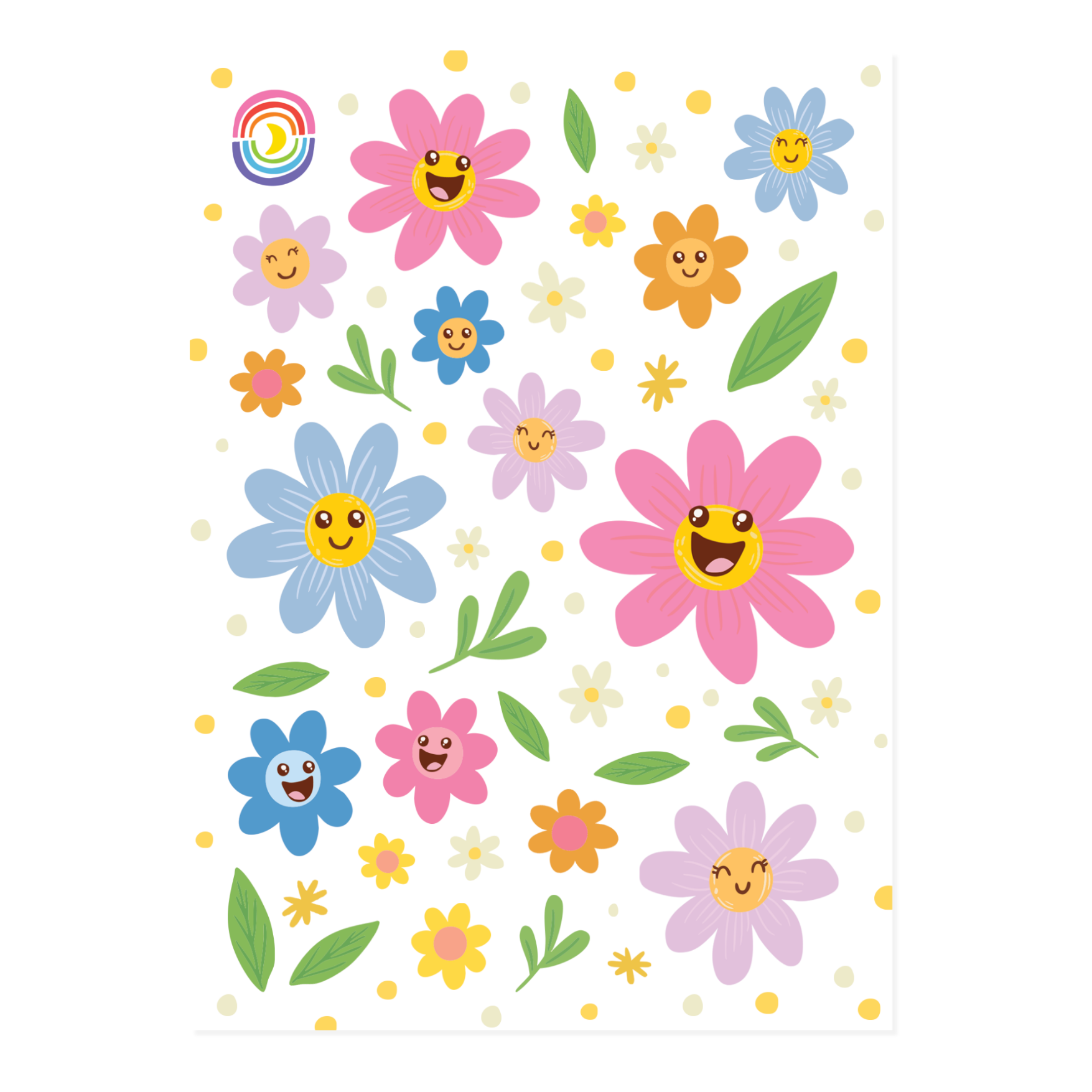 Happy Florals Sticker Sheet