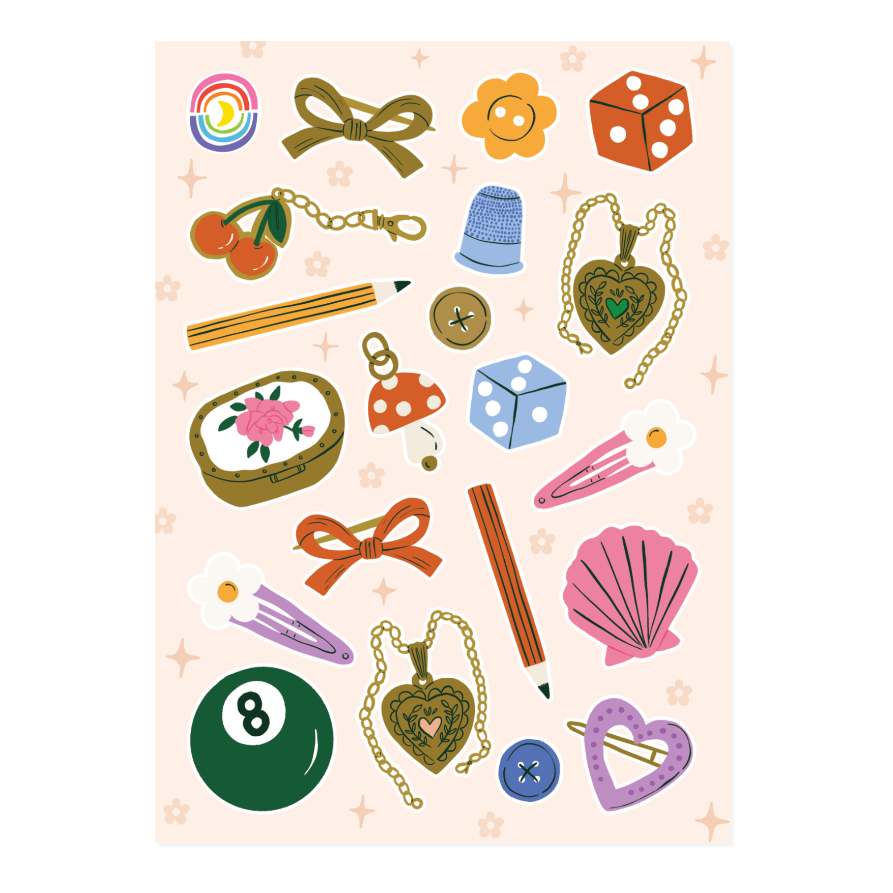 Little Trinkets Sticker Sheet