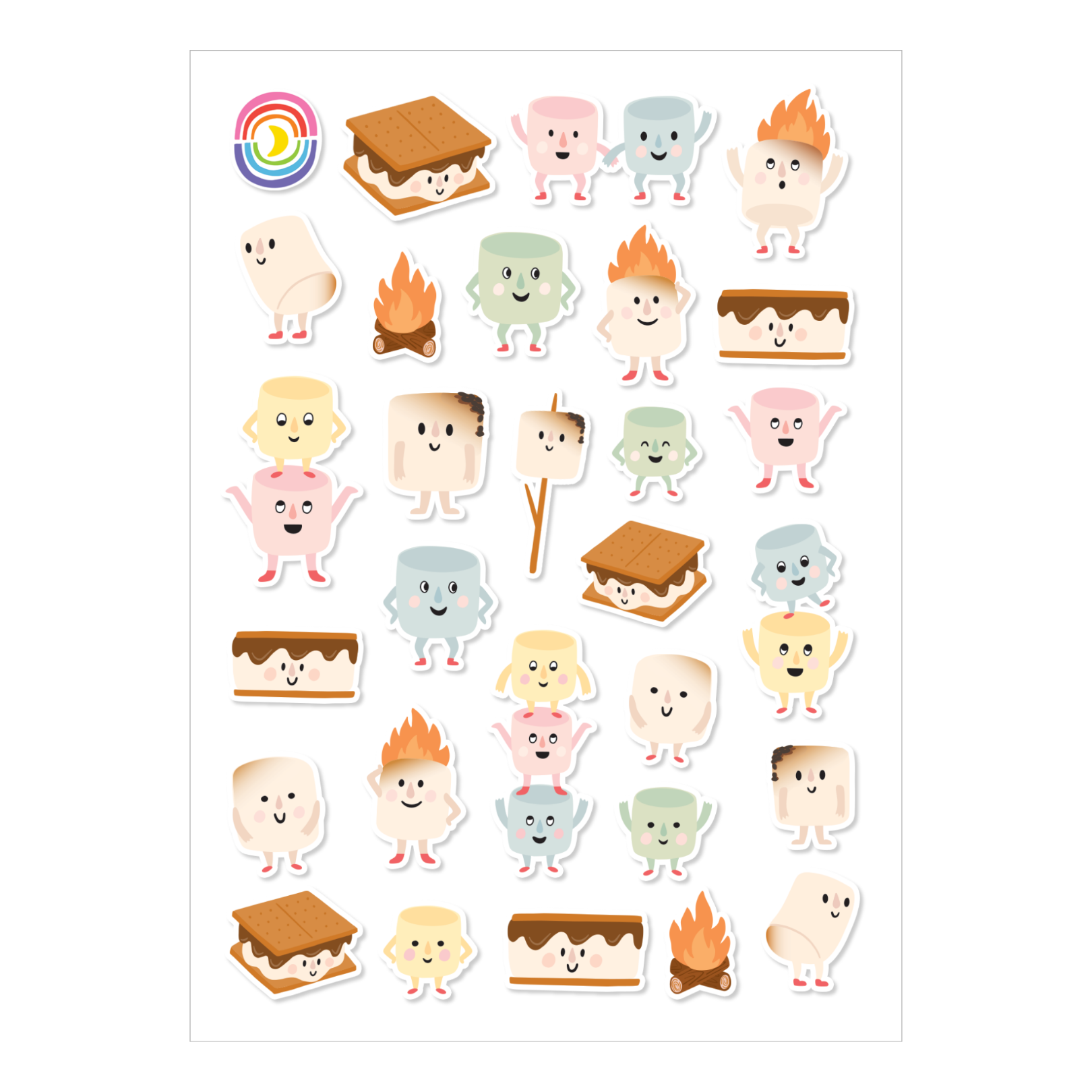 S’more-ish Sticker Sheet