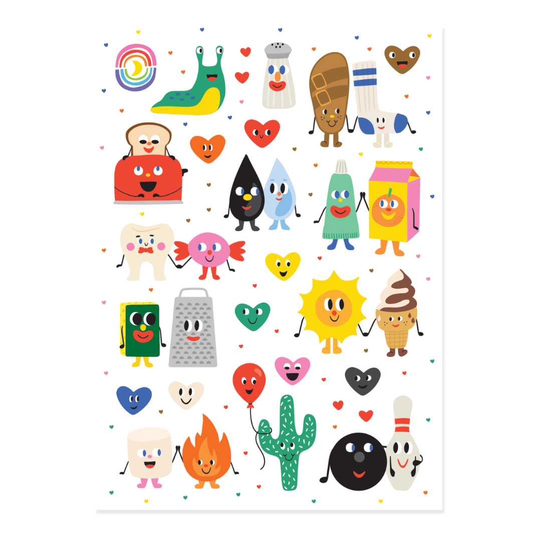 Best Frenemies Sticker Sheet
