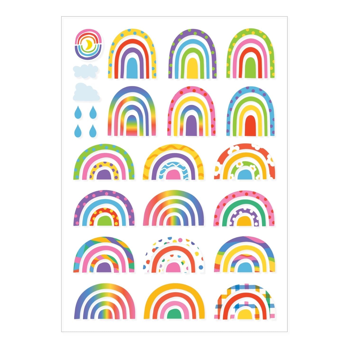 Build Your Own Rainbow Sticker Sheet