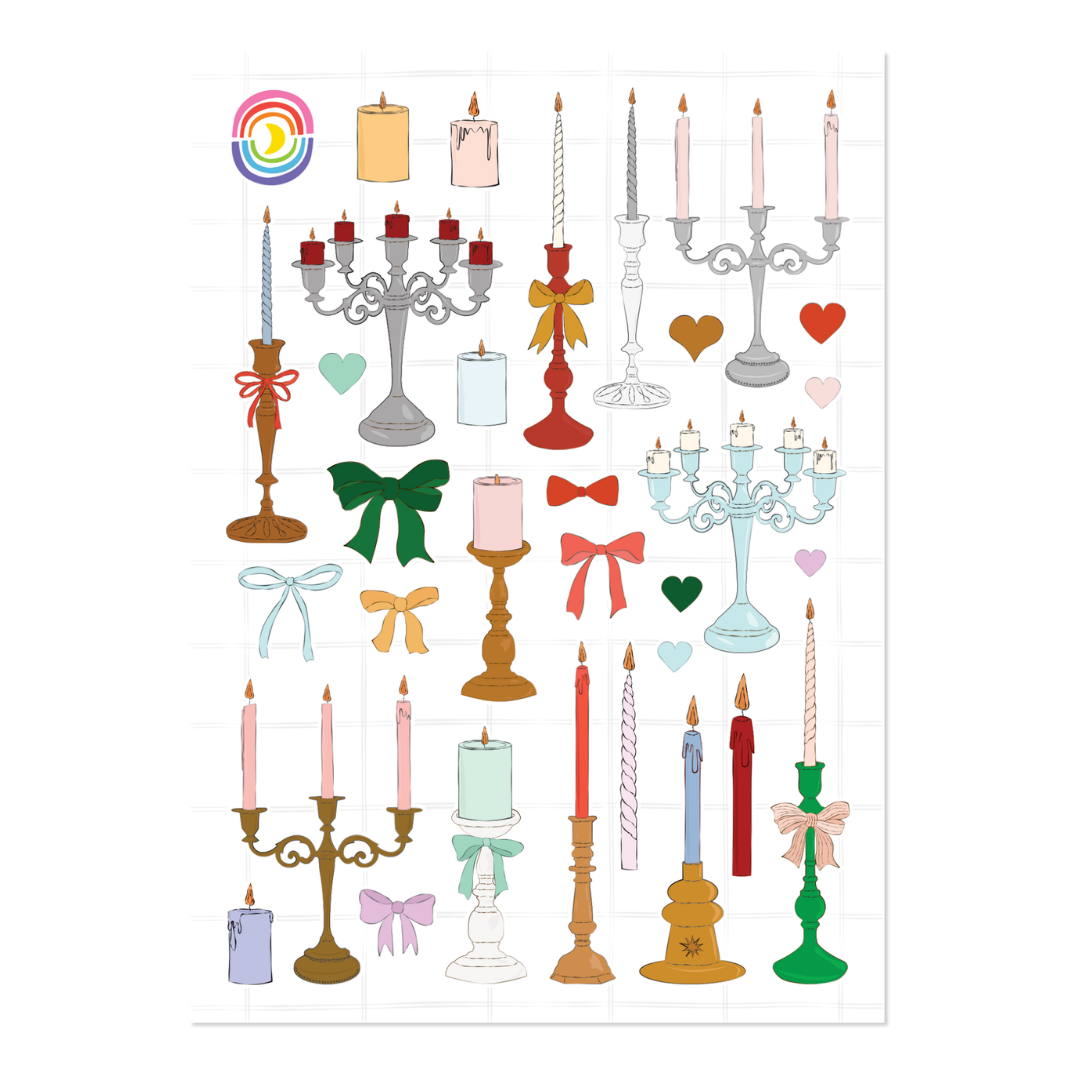 Light the Way Paper Sticker Sheet